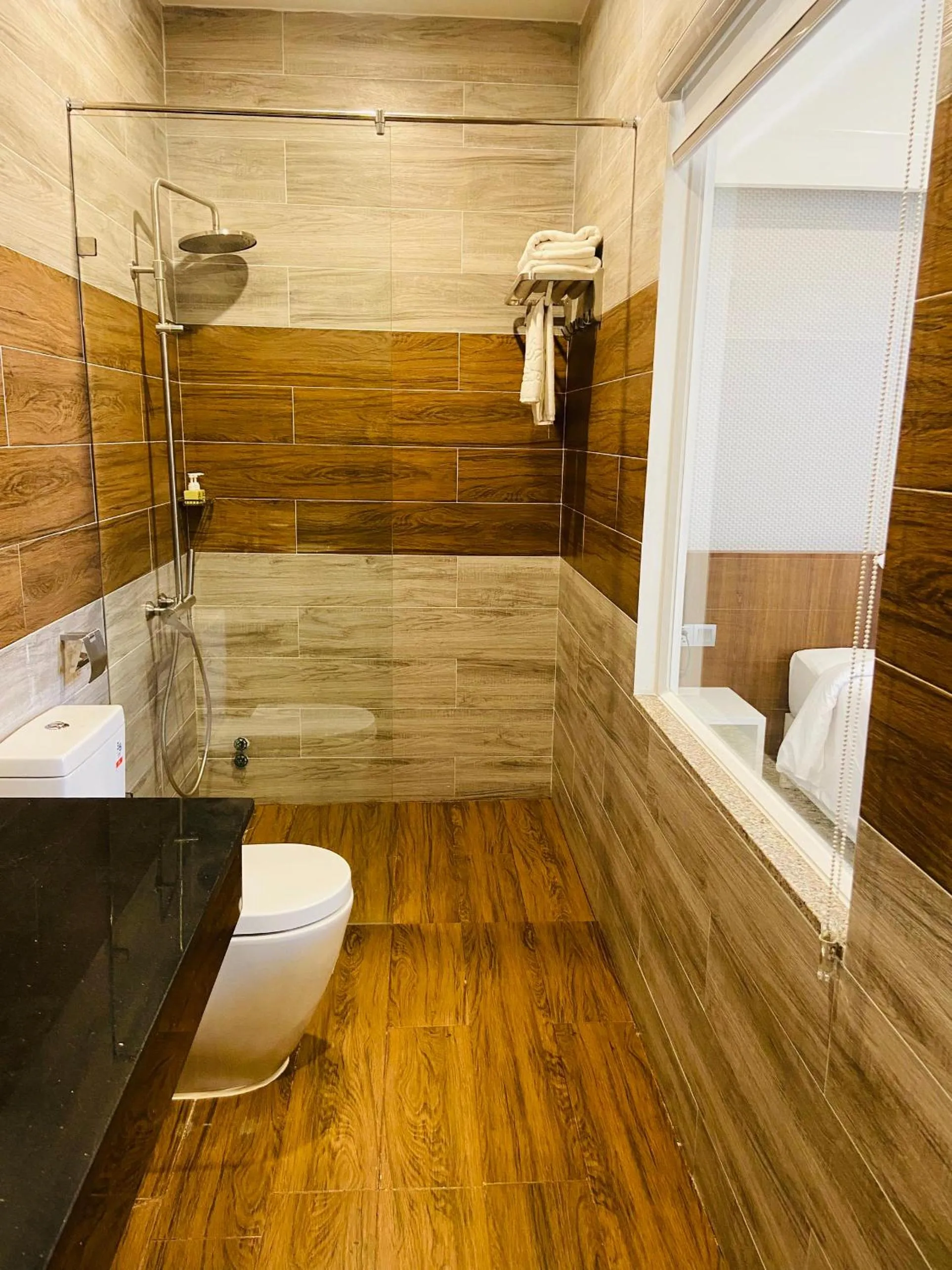 Shower in Minh Chien Hotel