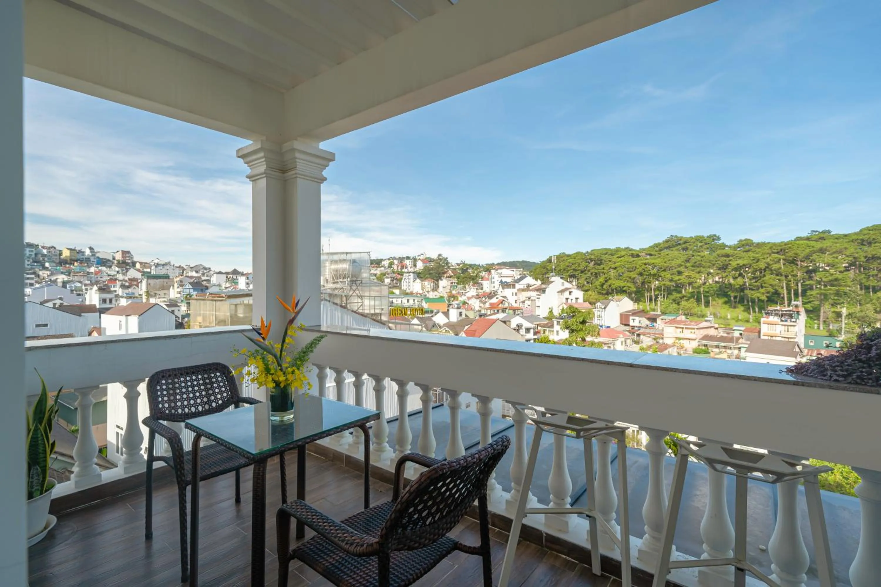 Balcony/Terrace in Minh Chien Hotel
