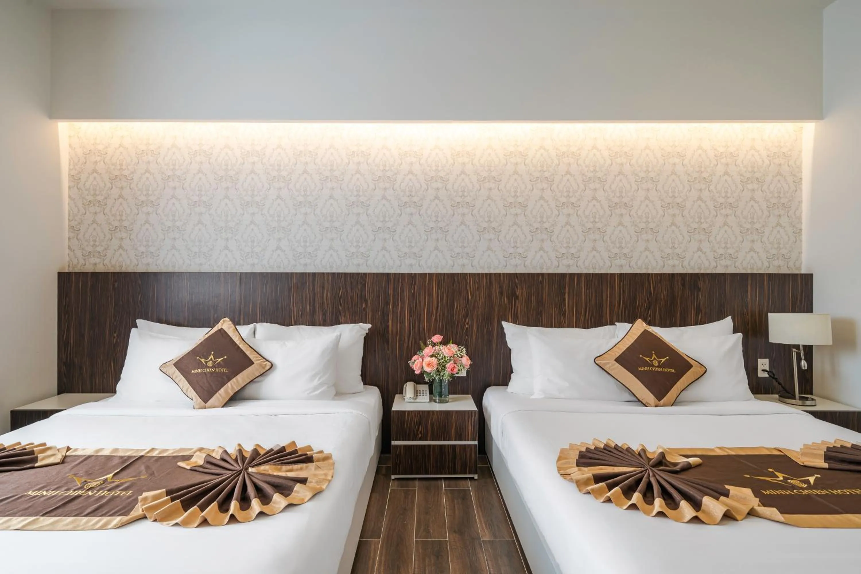 Bed in Minh Chien Hotel