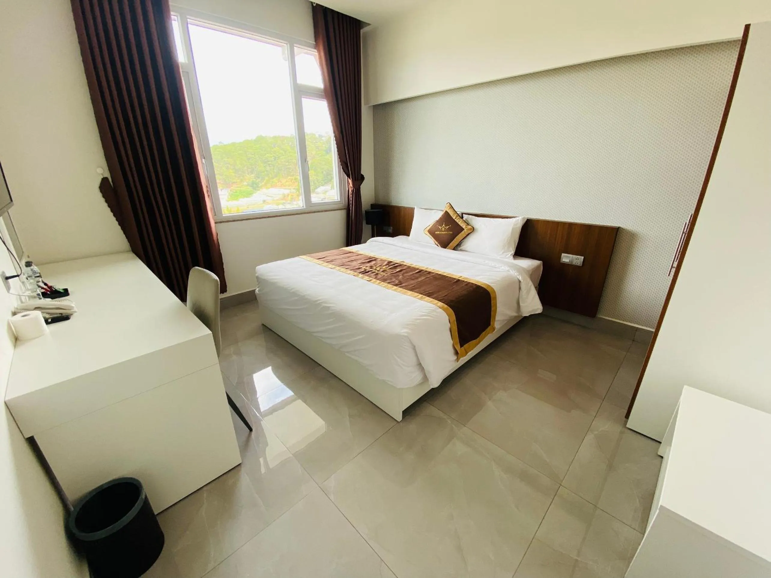 Bed in Minh Chien Hotel