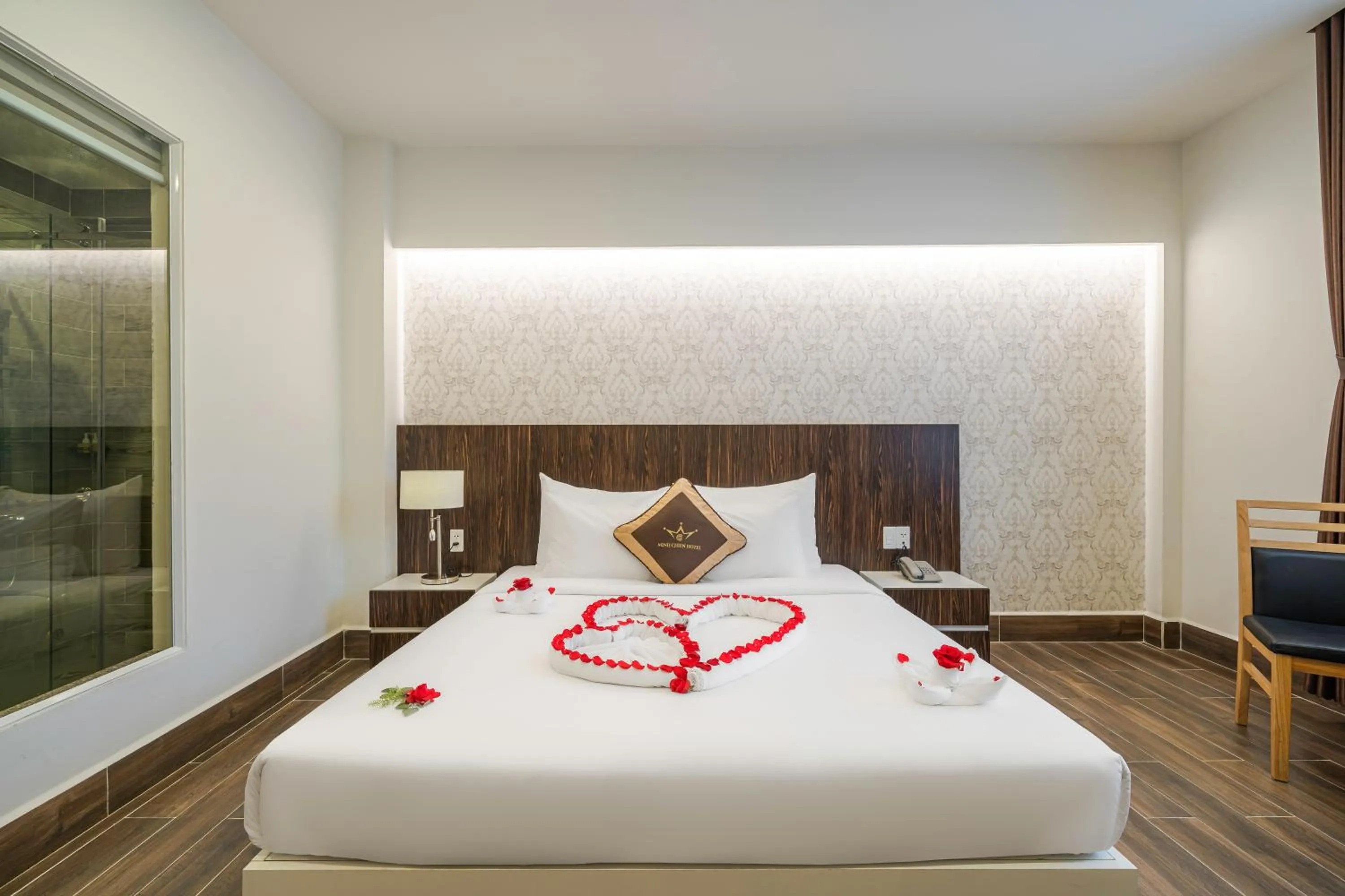 Bed in Minh Chien Hotel