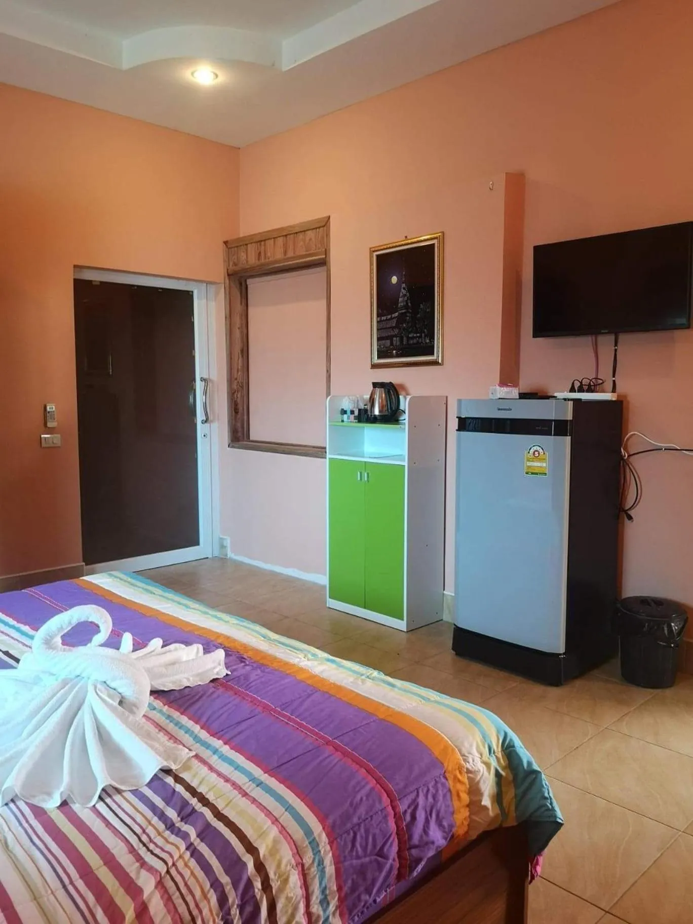 Bed in Baan Sabaijai Resort