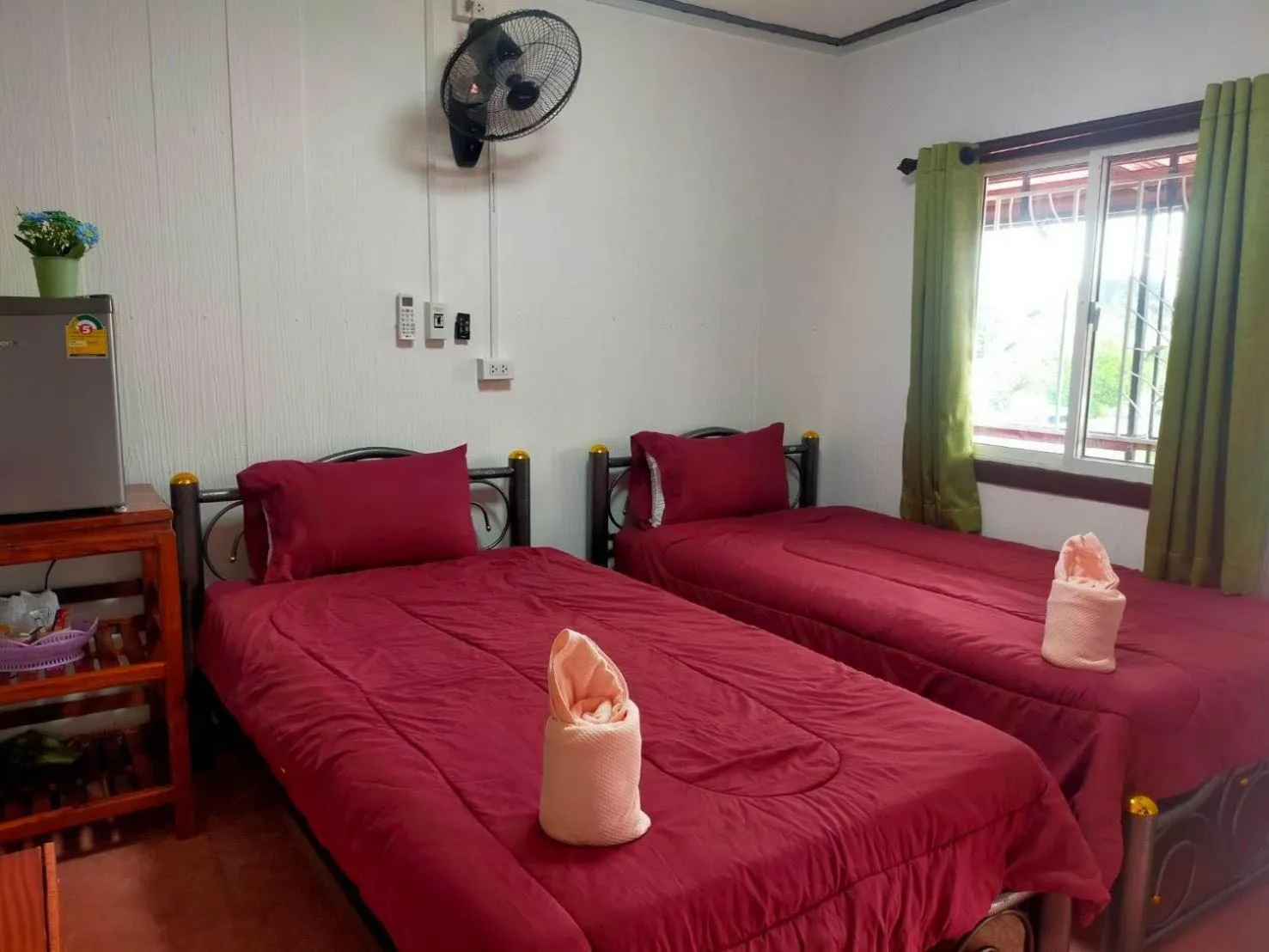 Bed in Baan Sabaijai Resort