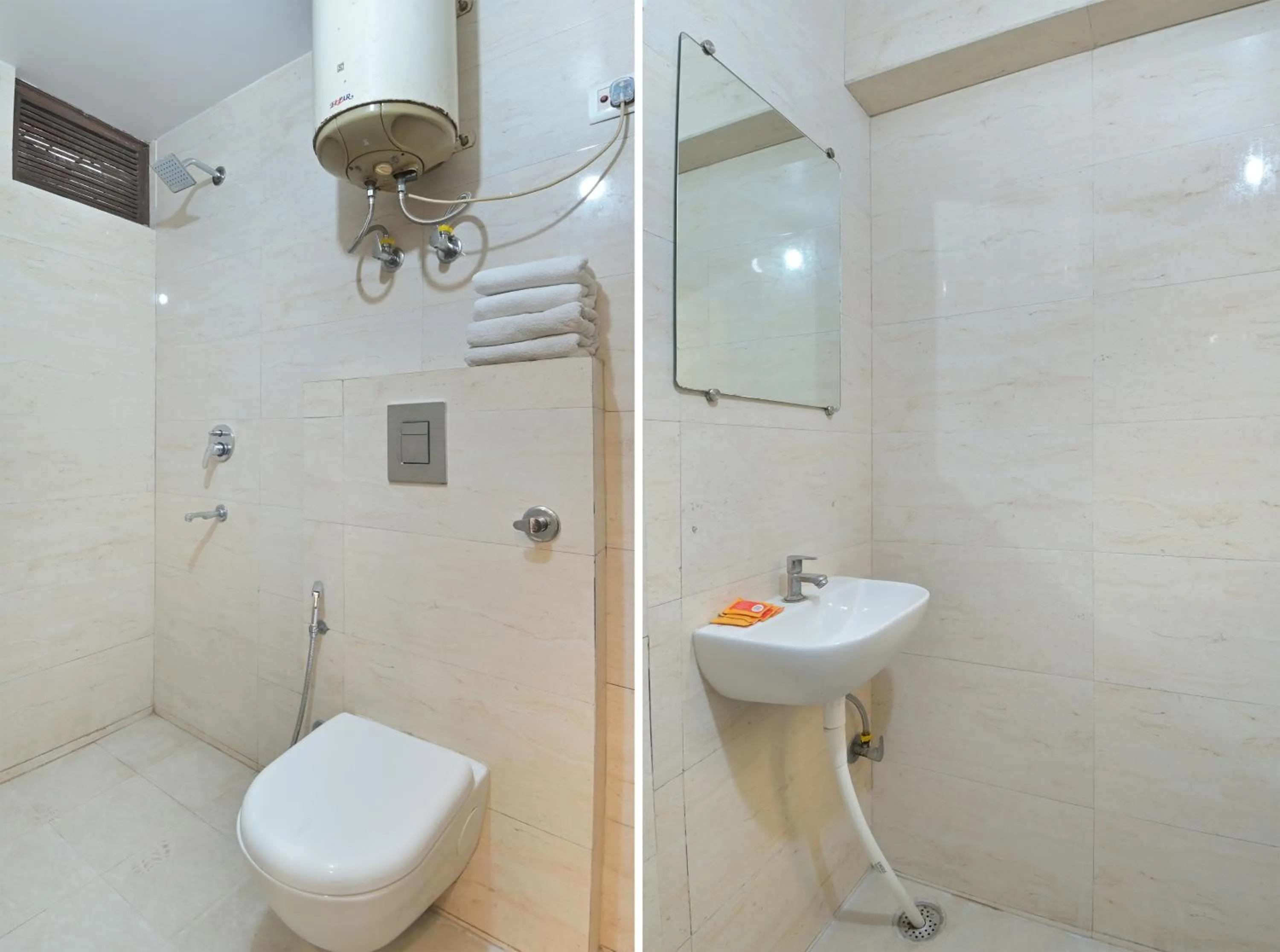 Shower in Hotel Maharani -New Delhi Railway Station - Paharganj