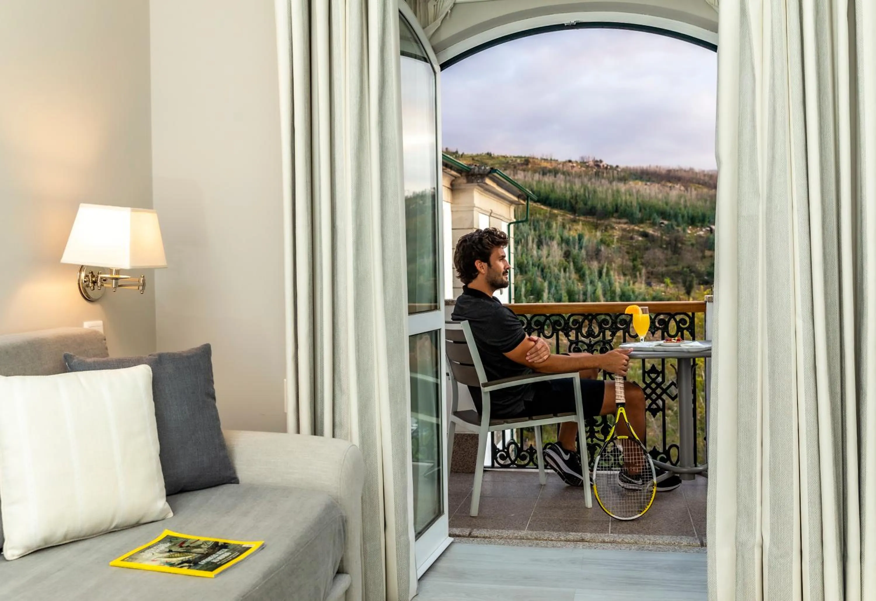 Patio in Grande Hotel das Caldas da Felgueira