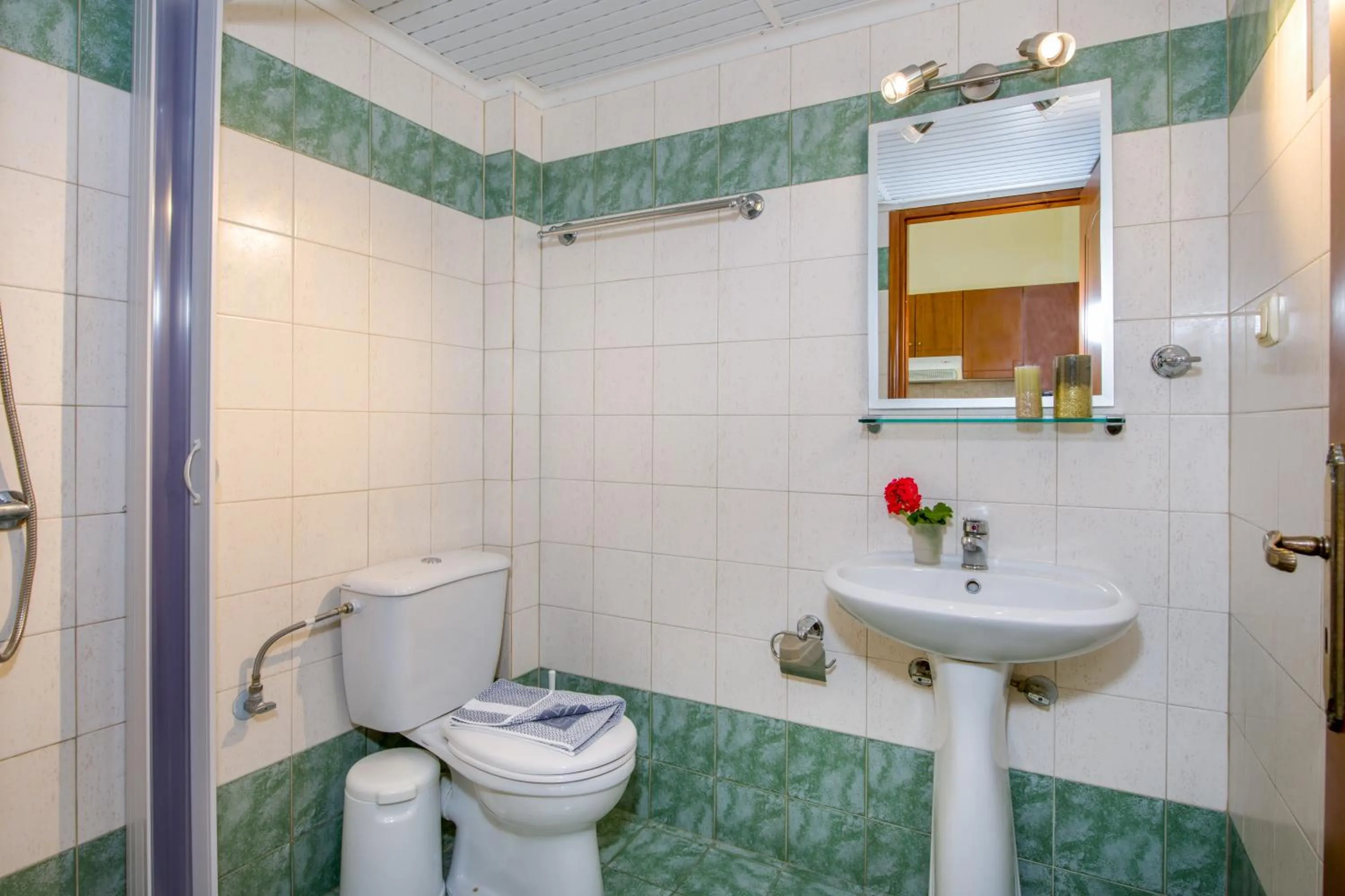 Shower in Dias Hotel Apartments