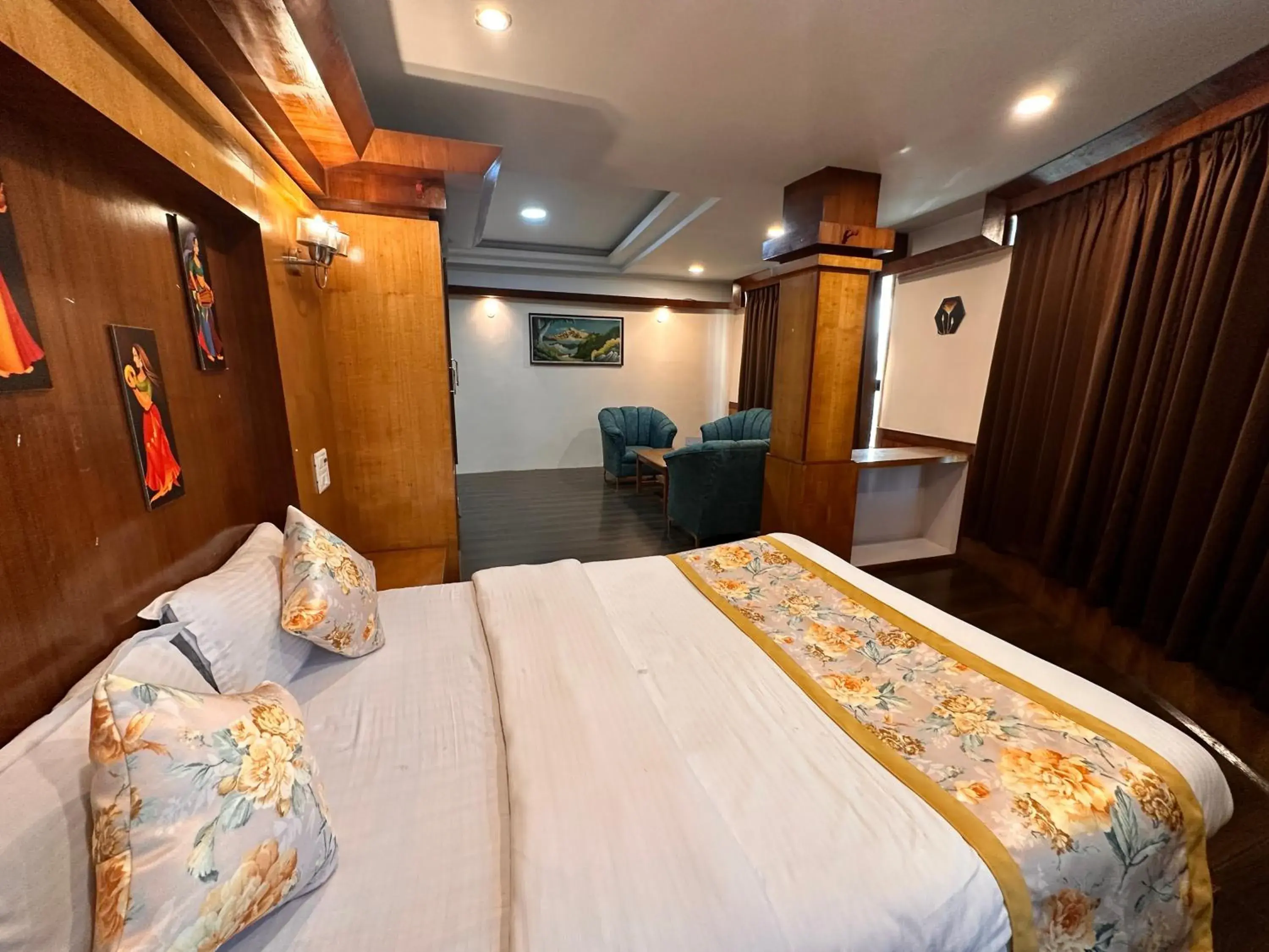 King Room with Mountain View - single occupancy in Hotel Gajraj King Room with Mountain View - single occupancy in Hotel Gajraj