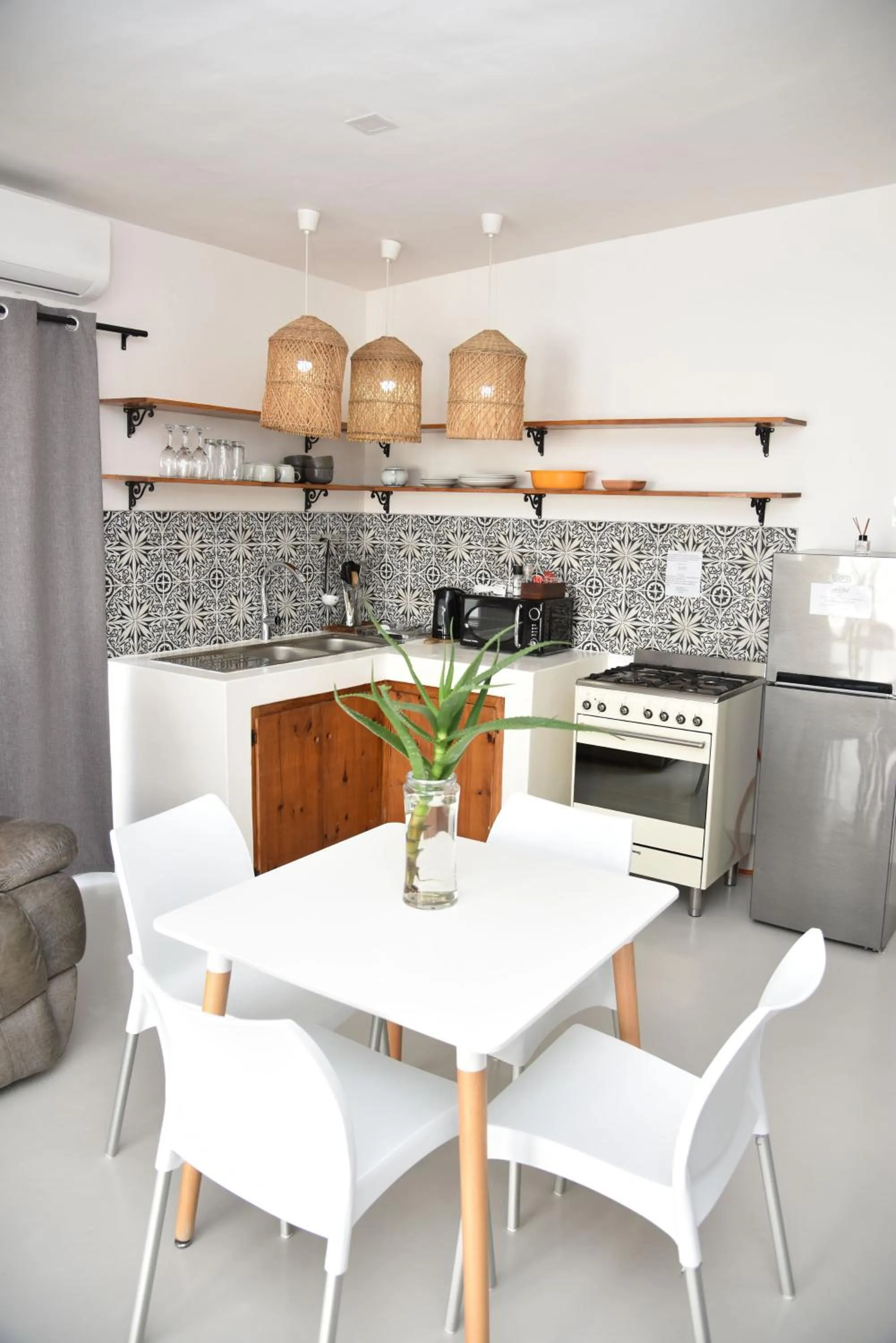 stove in Karoo Retreat- Self Catering Villas and Guest House