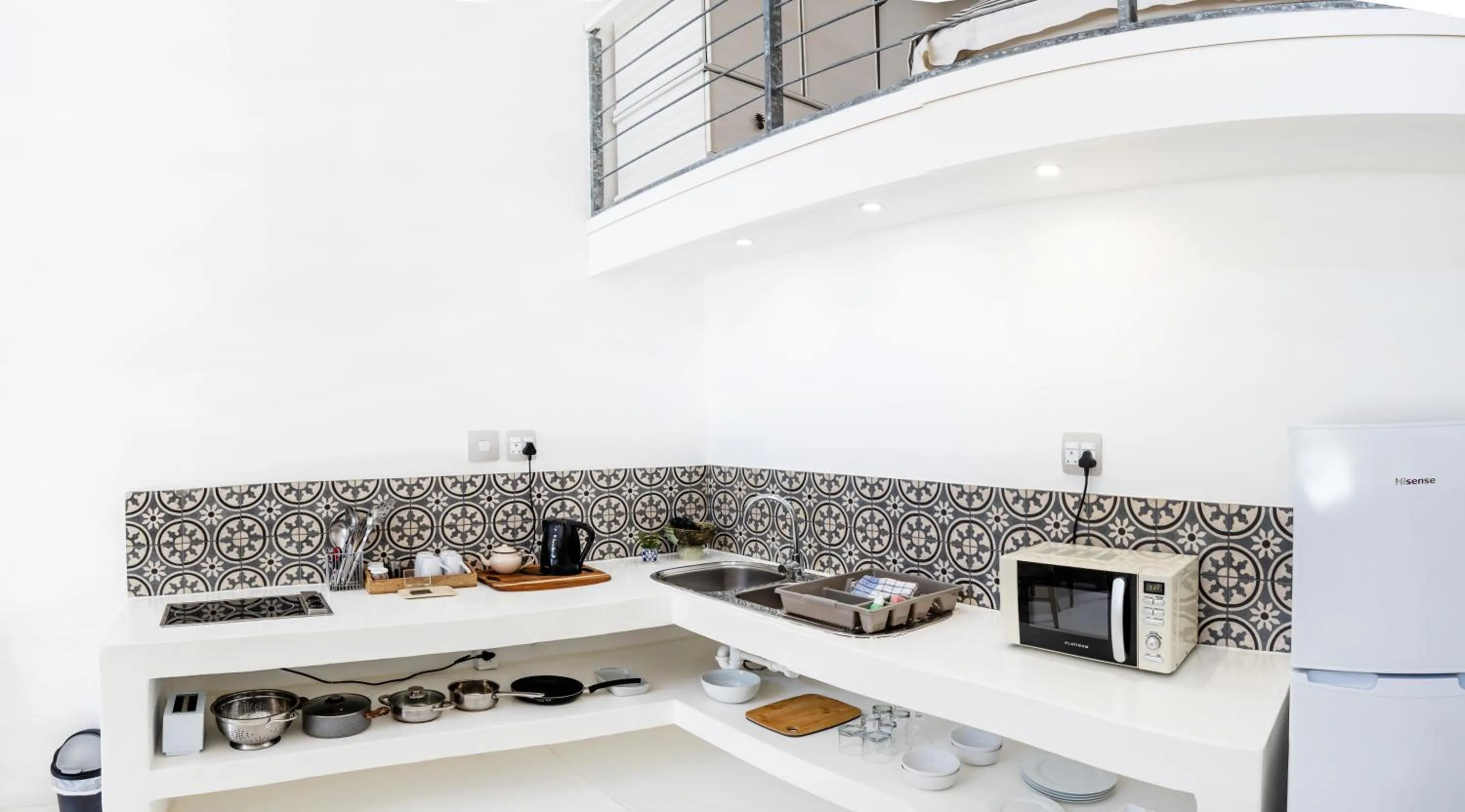 Kitchen or kitchenette in Karoo Retreat- Self Catering Villas and Guest House