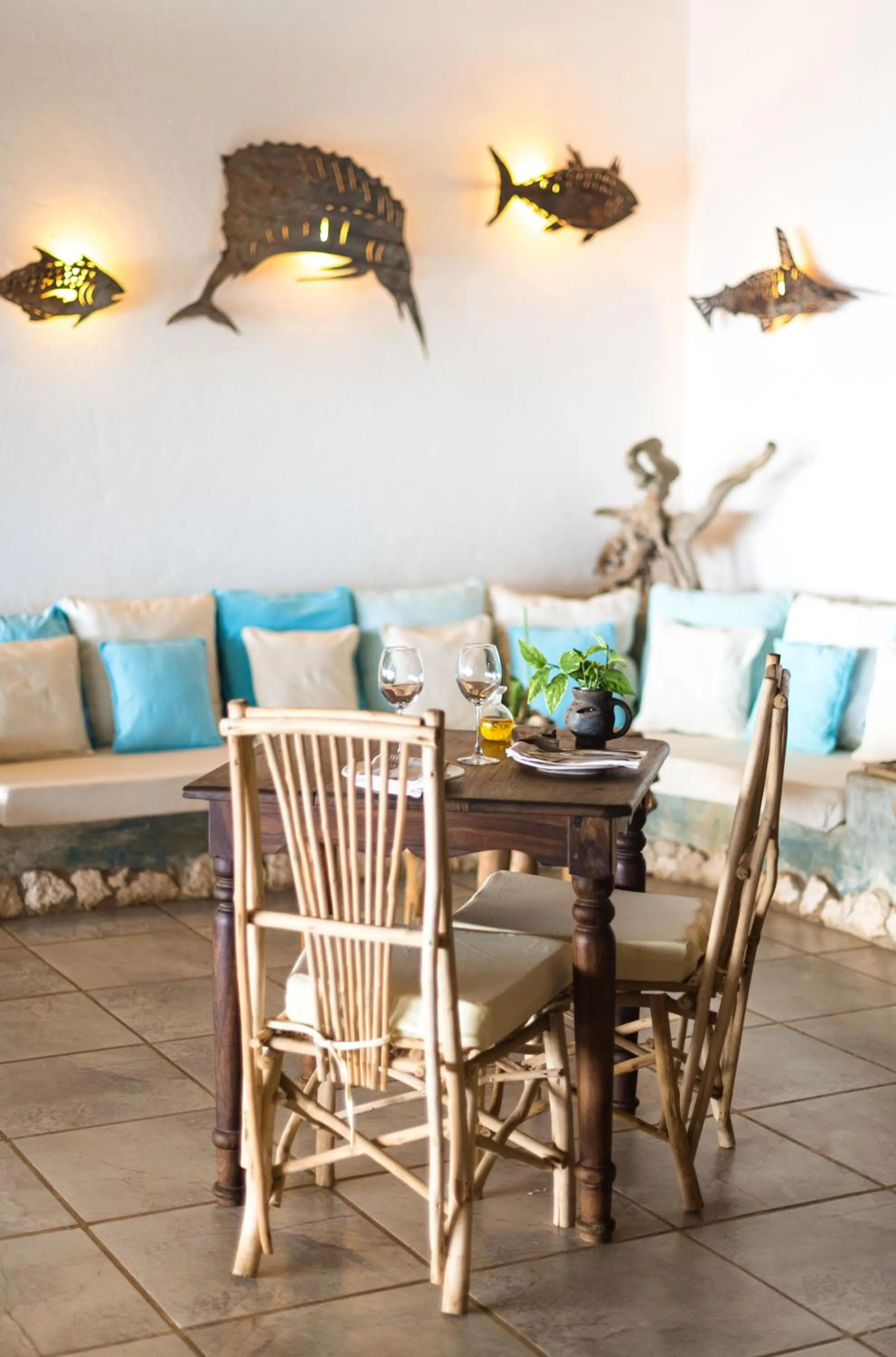 Living room in Mvuvi Boutique Resort