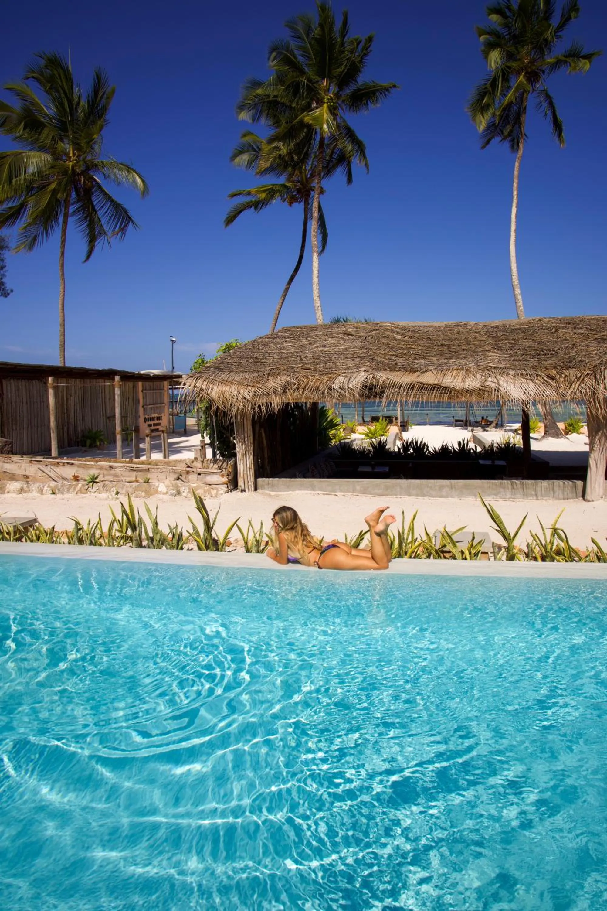 Swimming pool in Mvuvi Boutique Resort