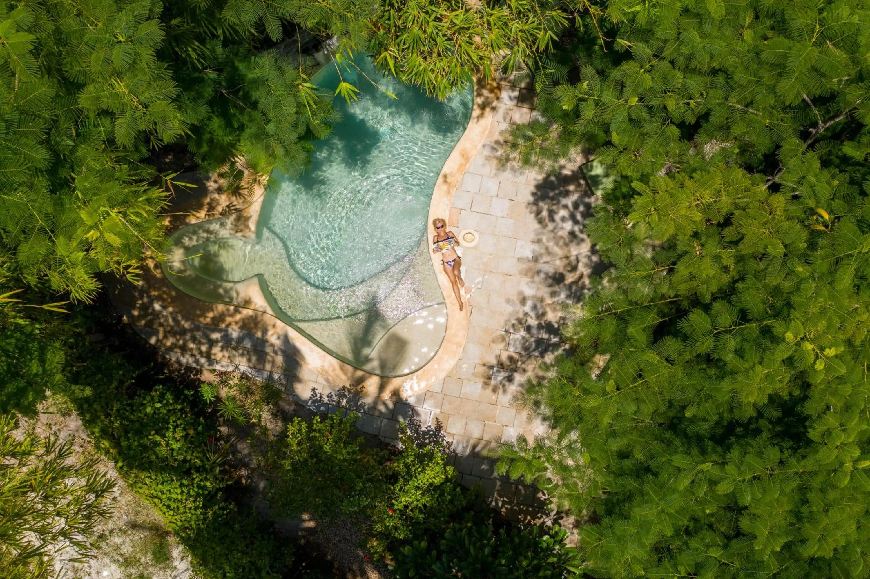 Pool view in Mvuvi Boutique Resort