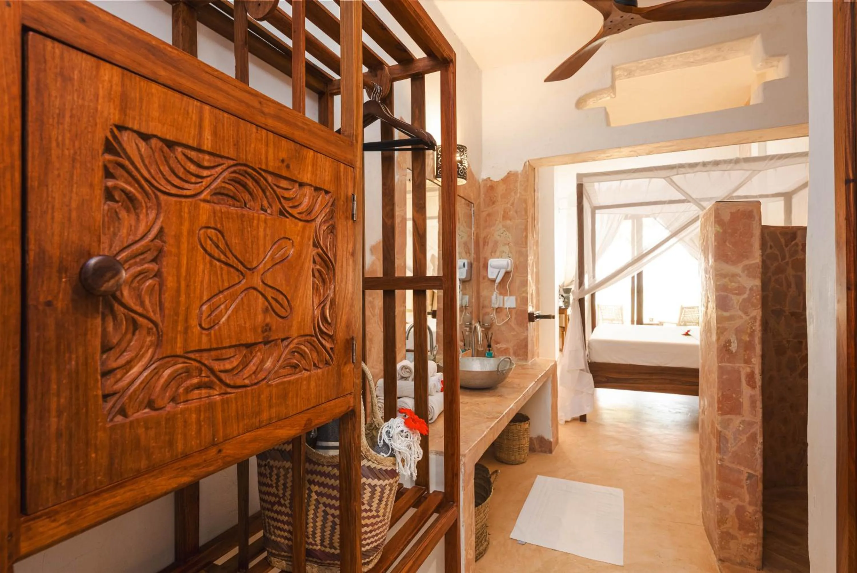 Bedroom in Mvuvi Boutique Resort