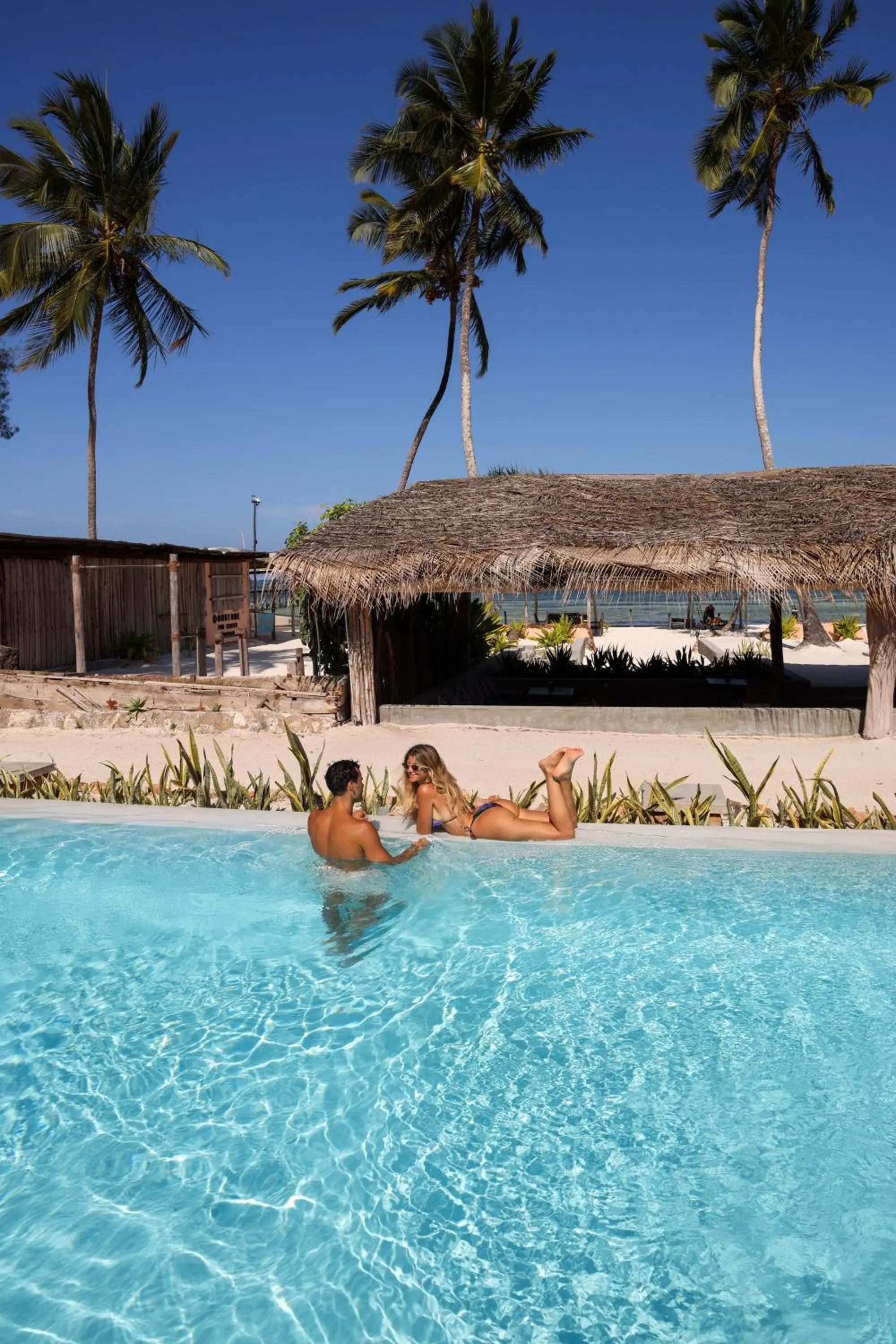 Swimming pool in Mvuvi Boutique Resort