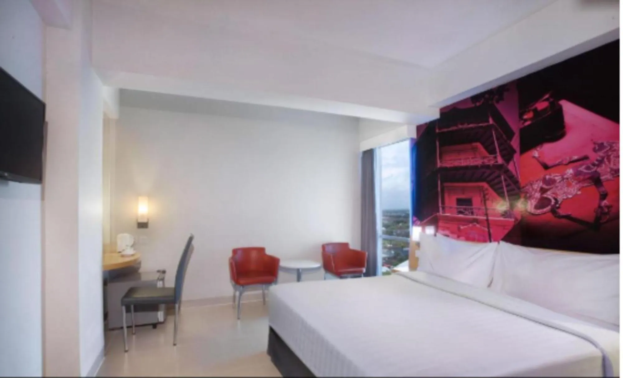 Bedroom, Bed in favehotel Solo Baru