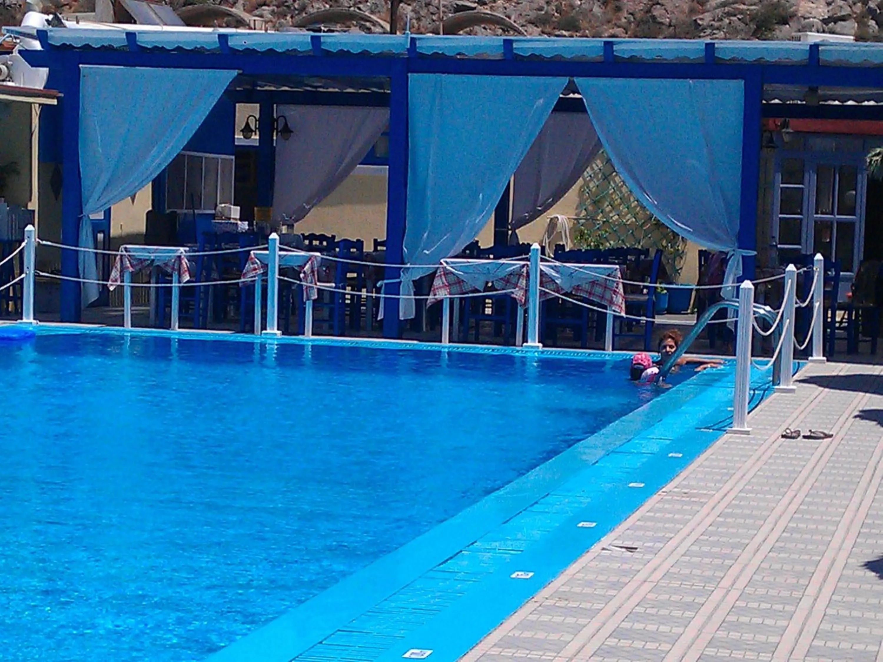 Swimming pool in Villa Michalis