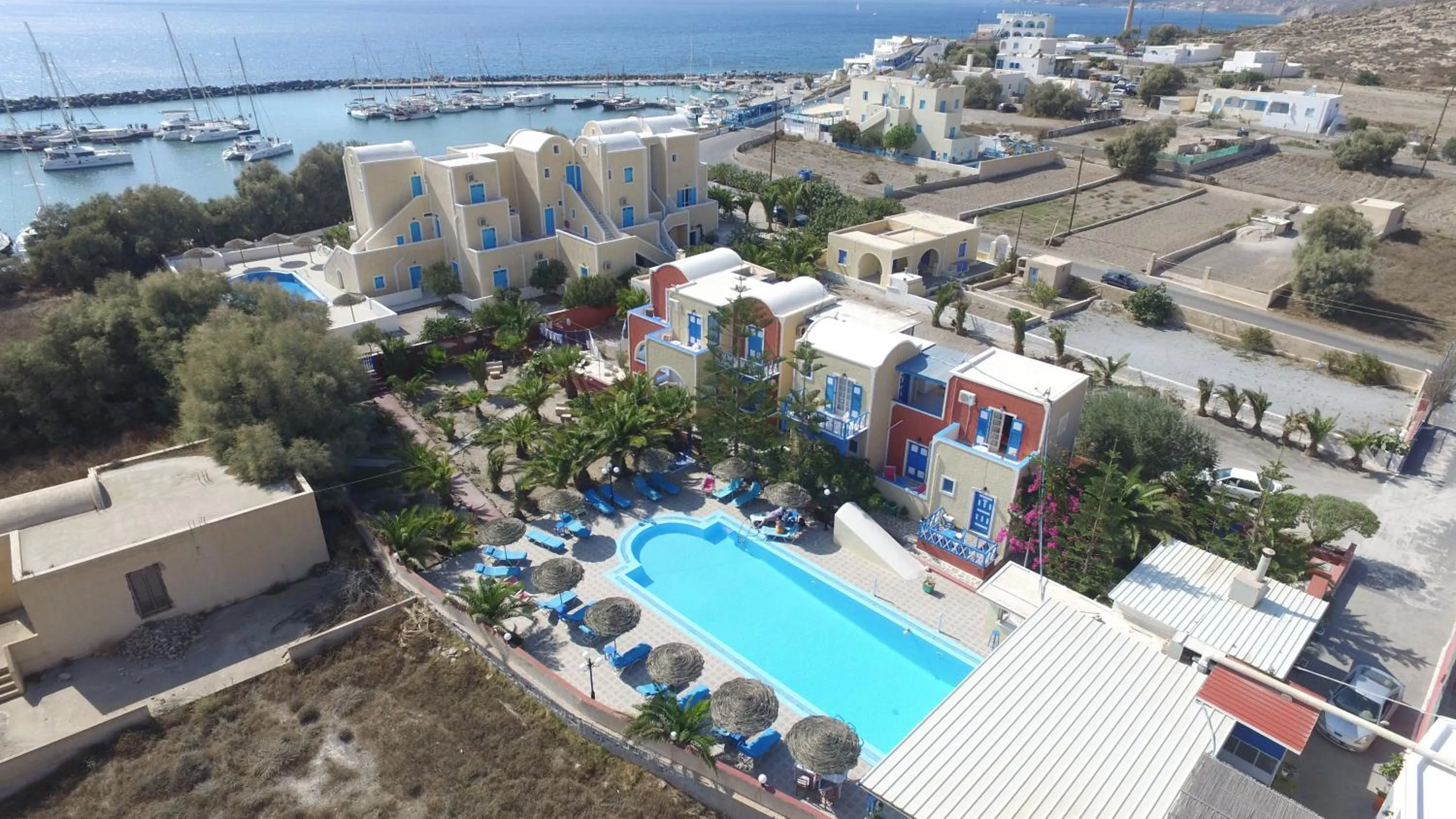 Bird's eye view in Villa Michalis