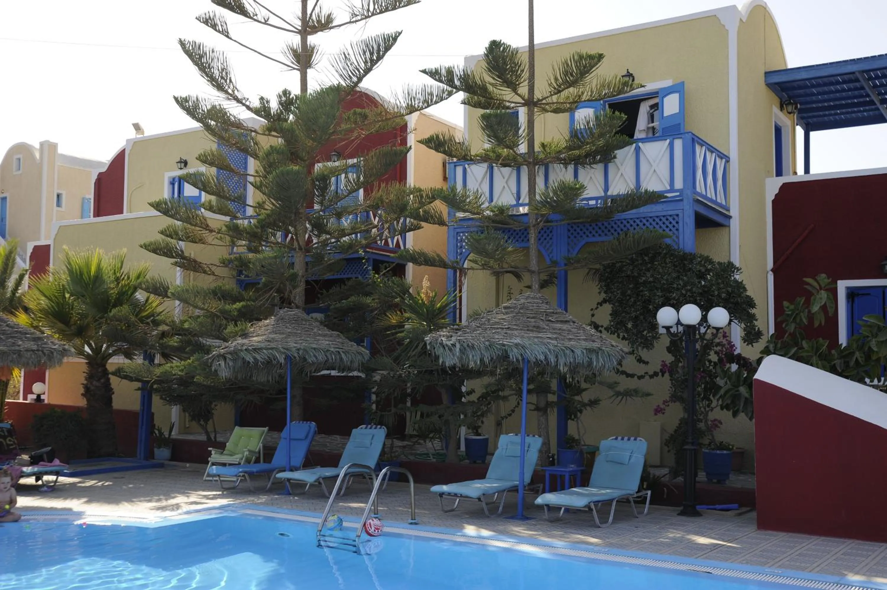 Bird's eye view in Villa Michalis