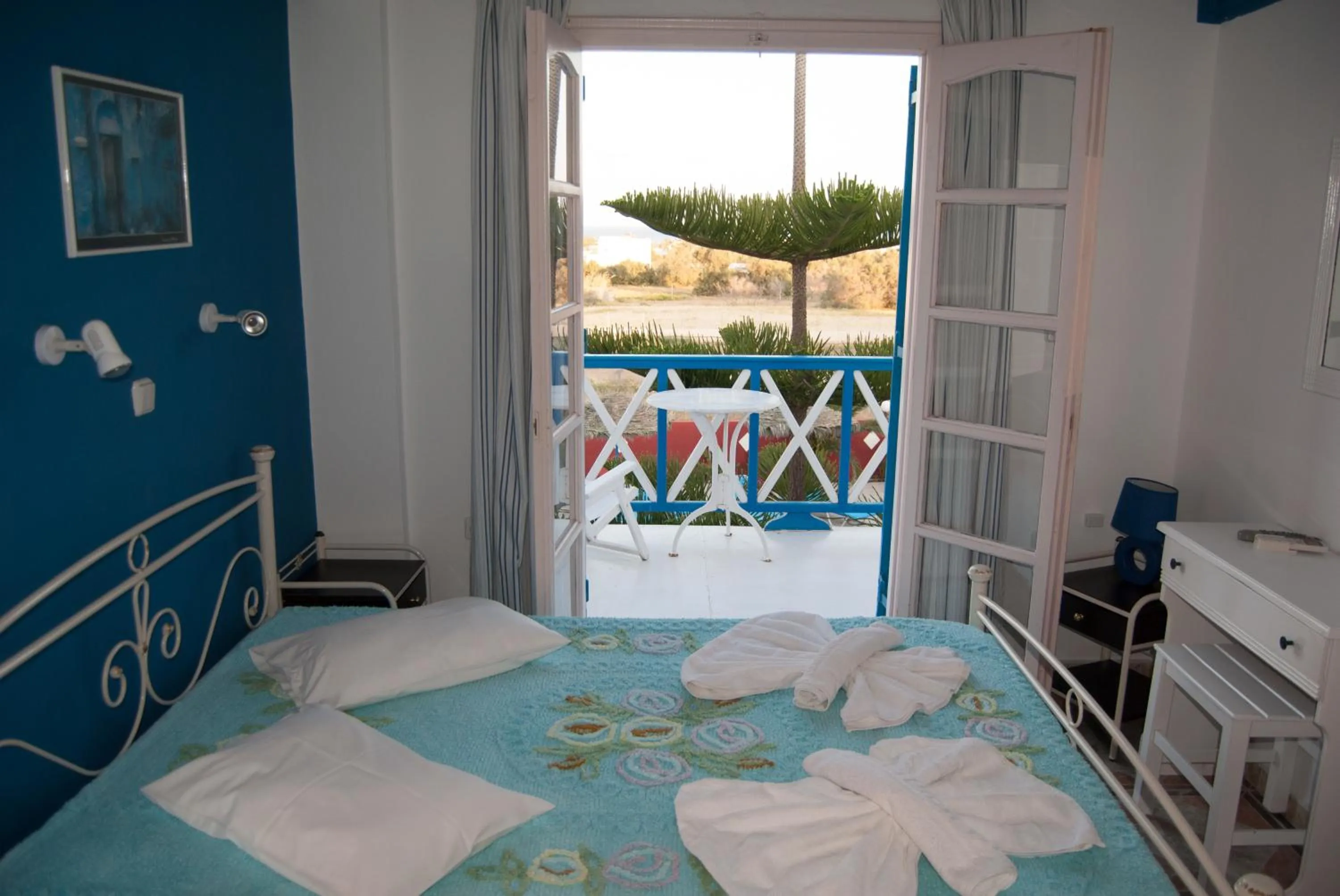 Bed in Villa Michalis