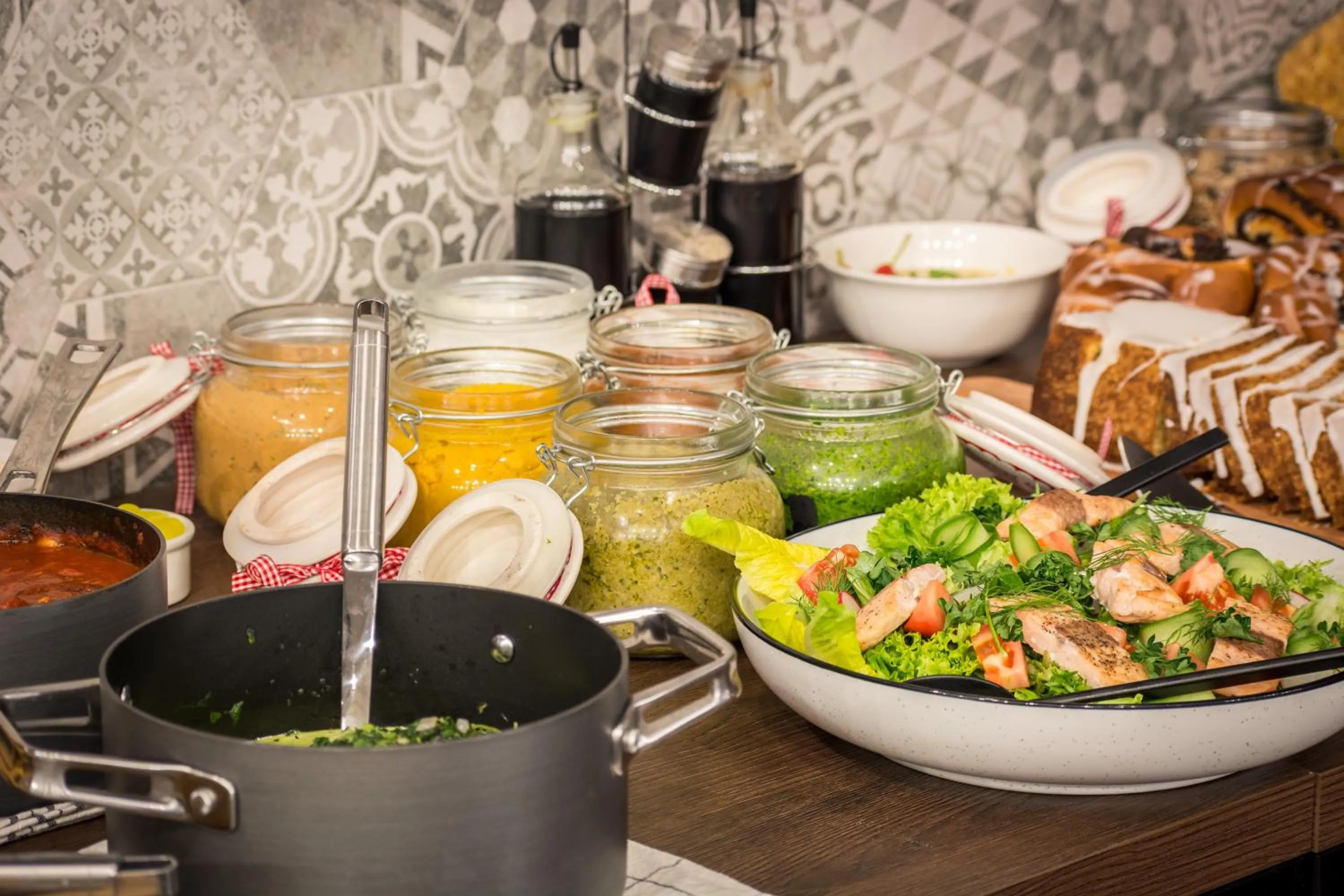 Food close-up in Hotel Lavender