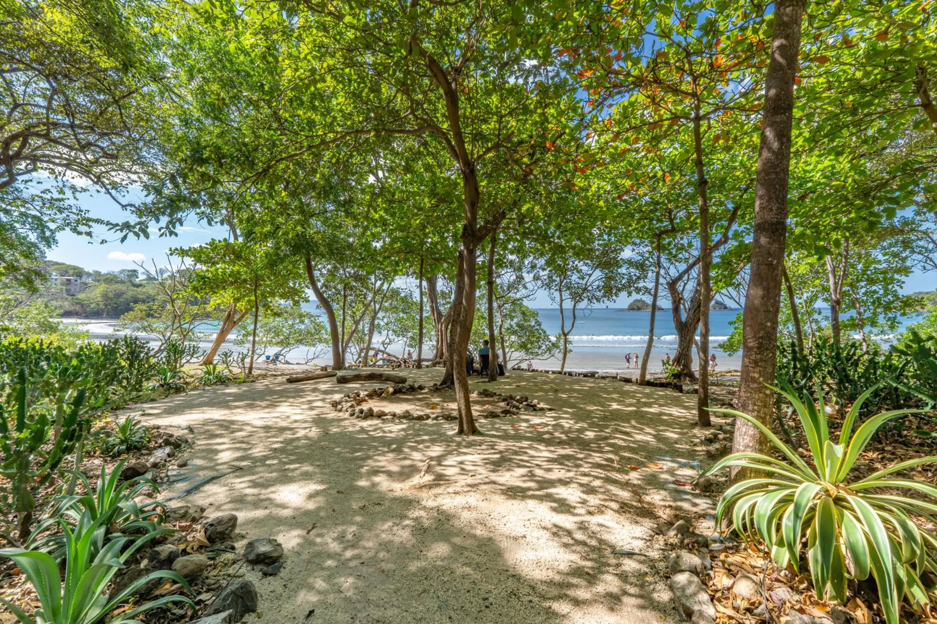 Beach in Santarena Hotel at Las Catalinas