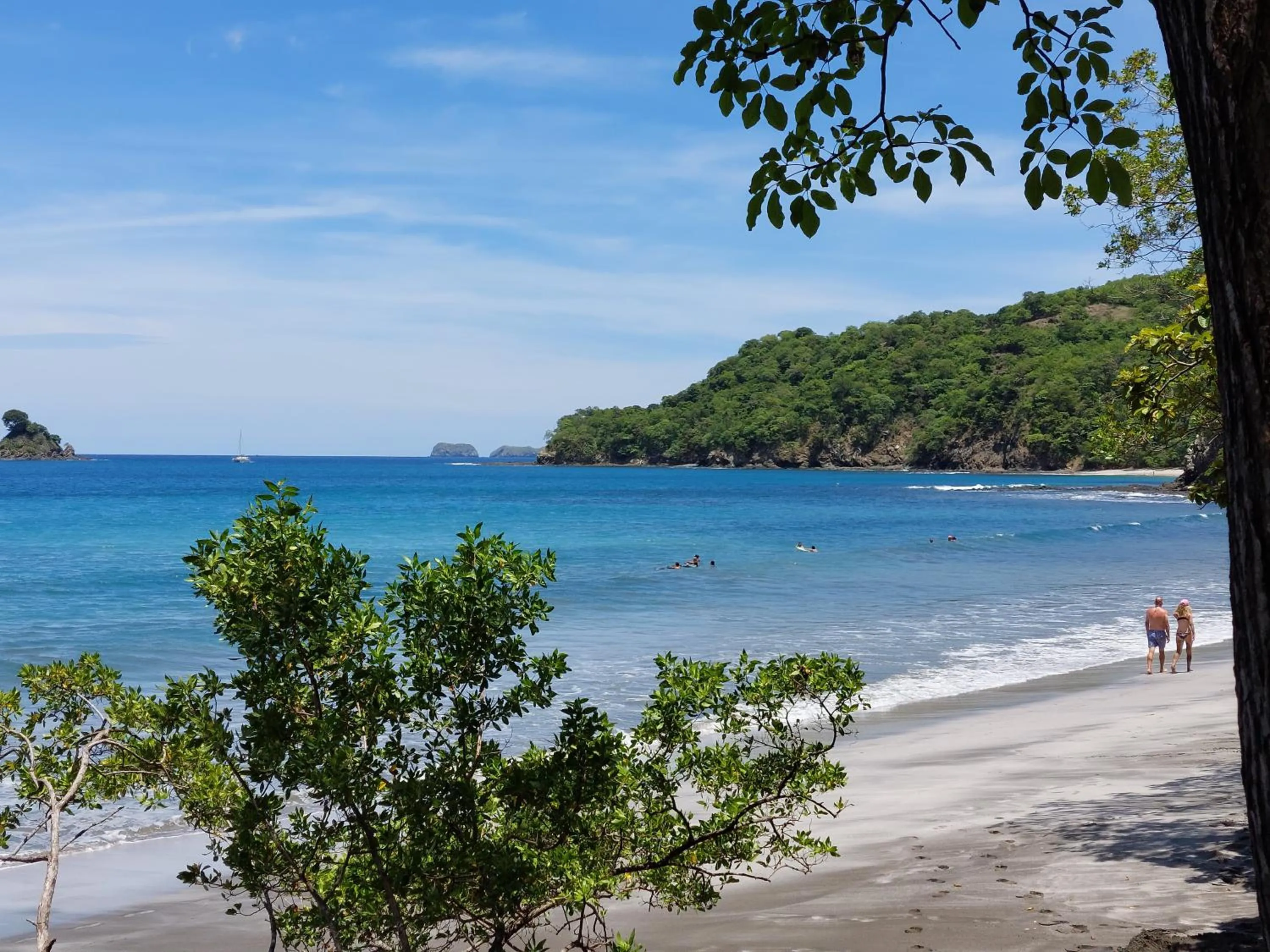 Beach in Santarena Hotel at Las Catalinas