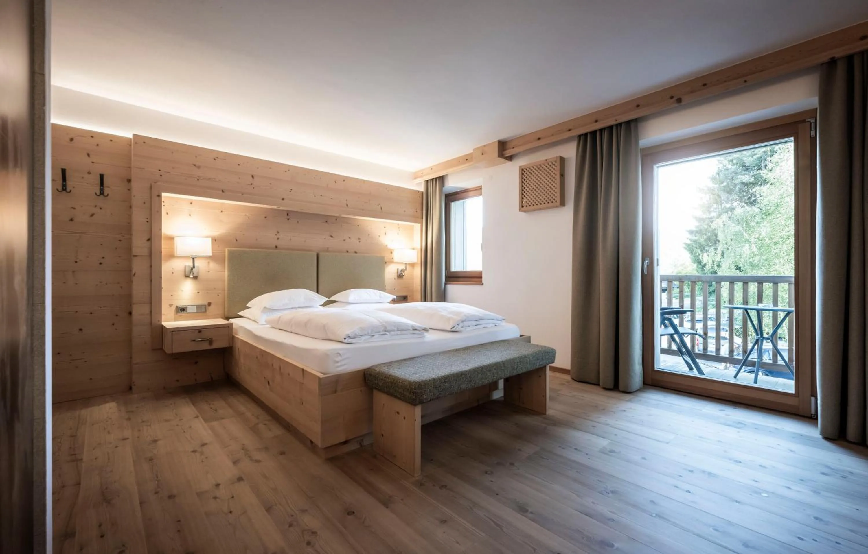 Photo of the whole room, Bed in Dolomites Nature Hotel Vigilerhof