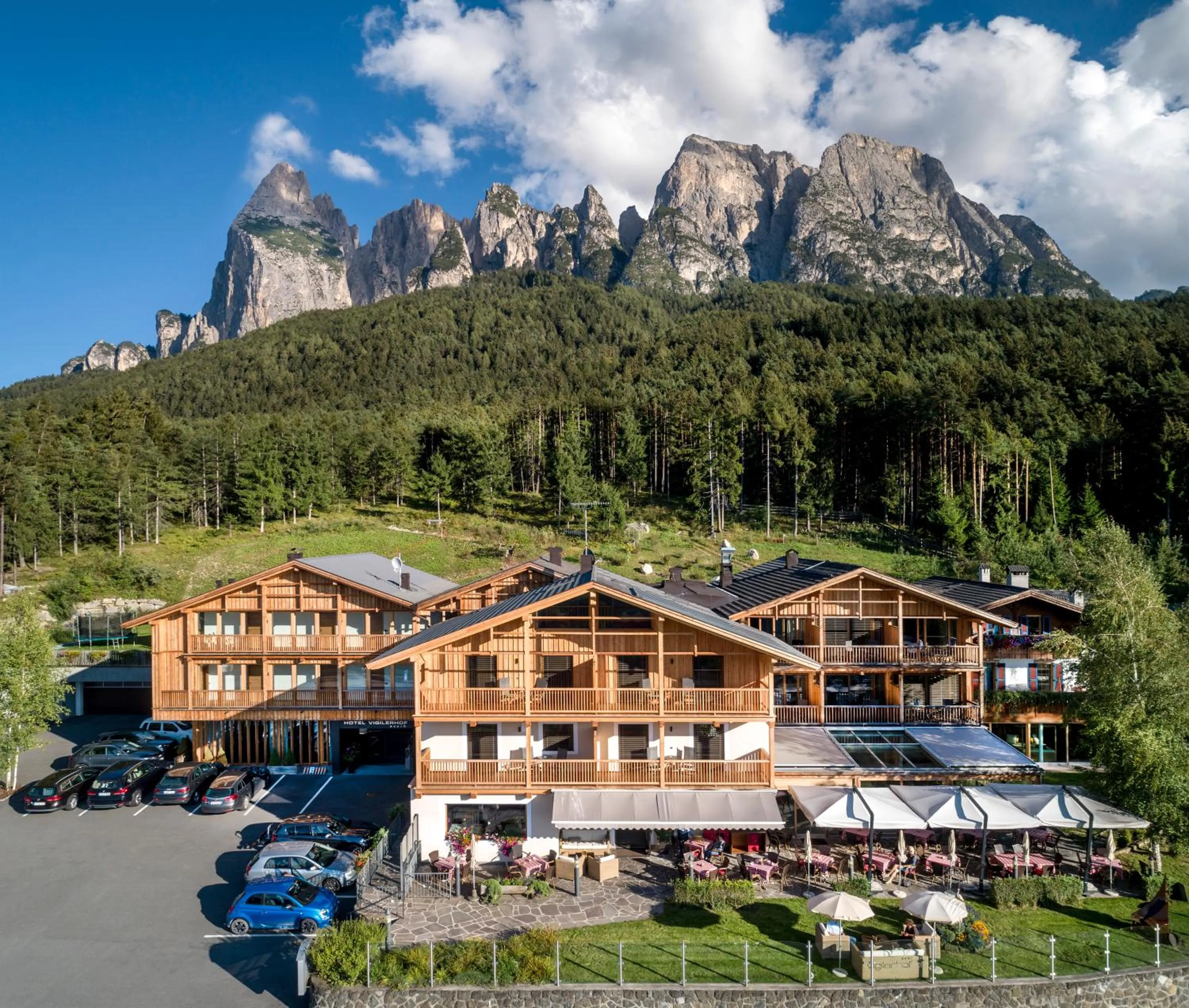Property building in Dolomites Nature Hotel Vigilerhof
