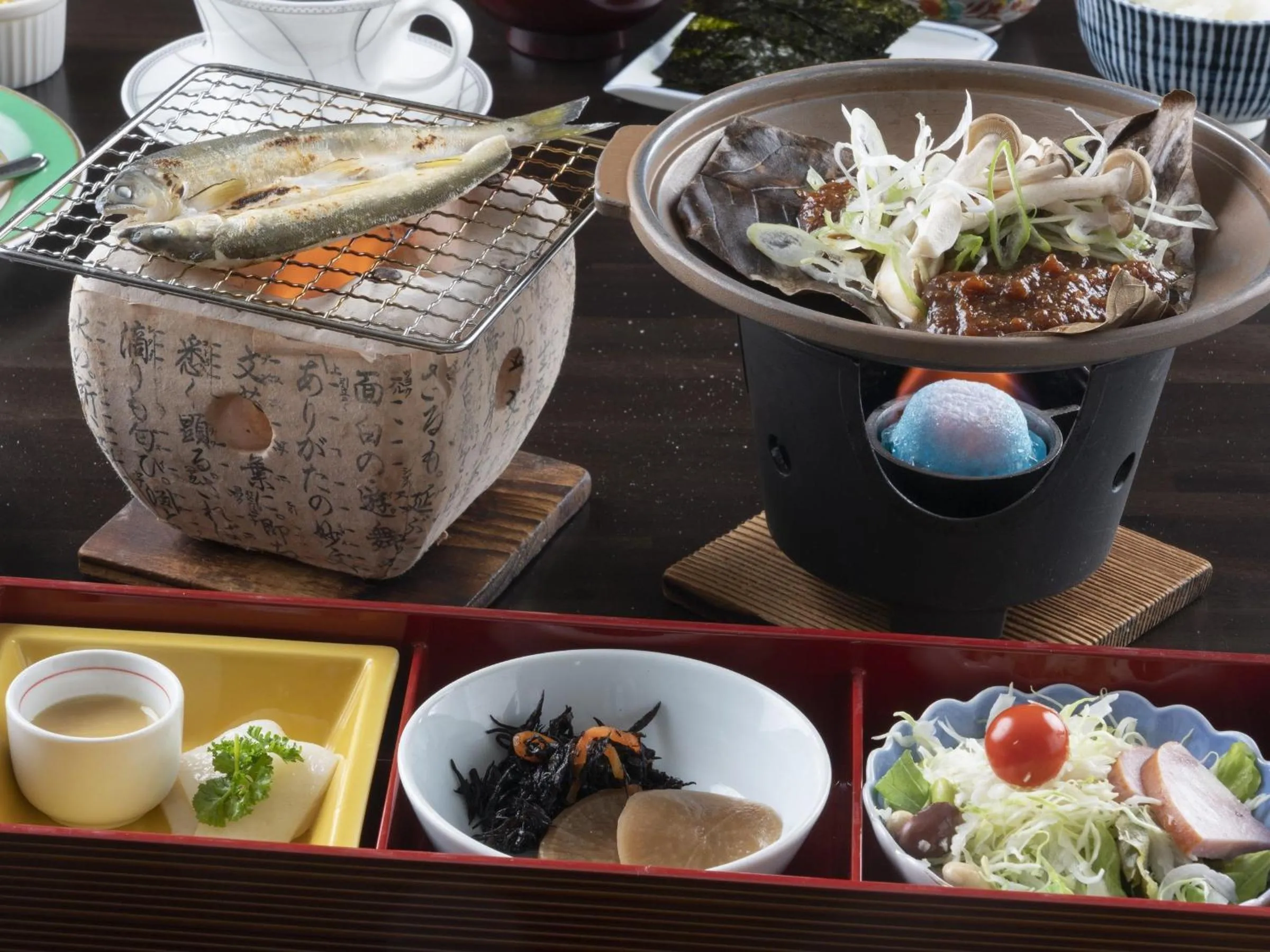 Asian breakfast in Hotel Sekisuien