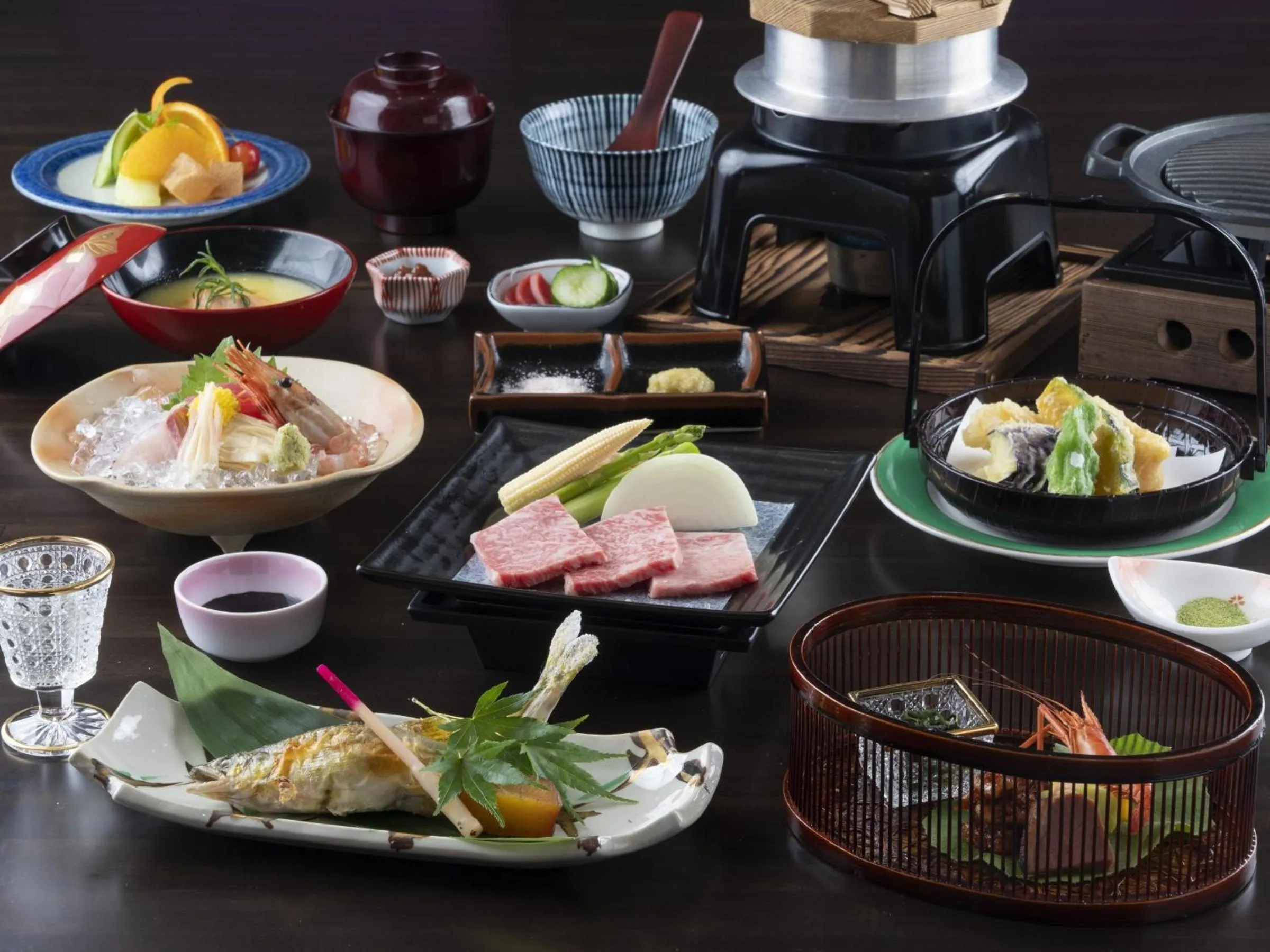 Dinner in Hotel Sekisuien