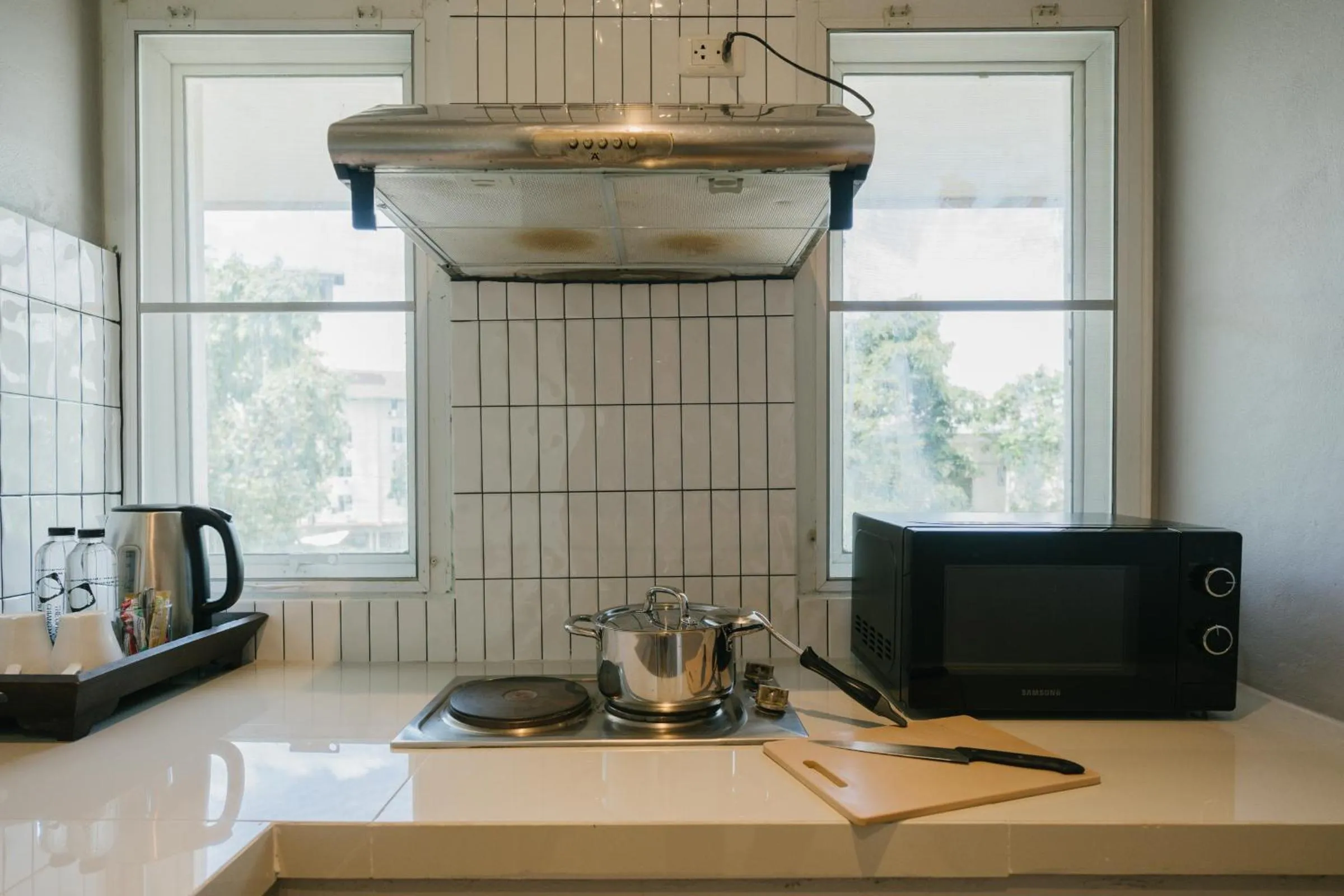 Kitchen or kitchenette in The Opium Chiang Mai