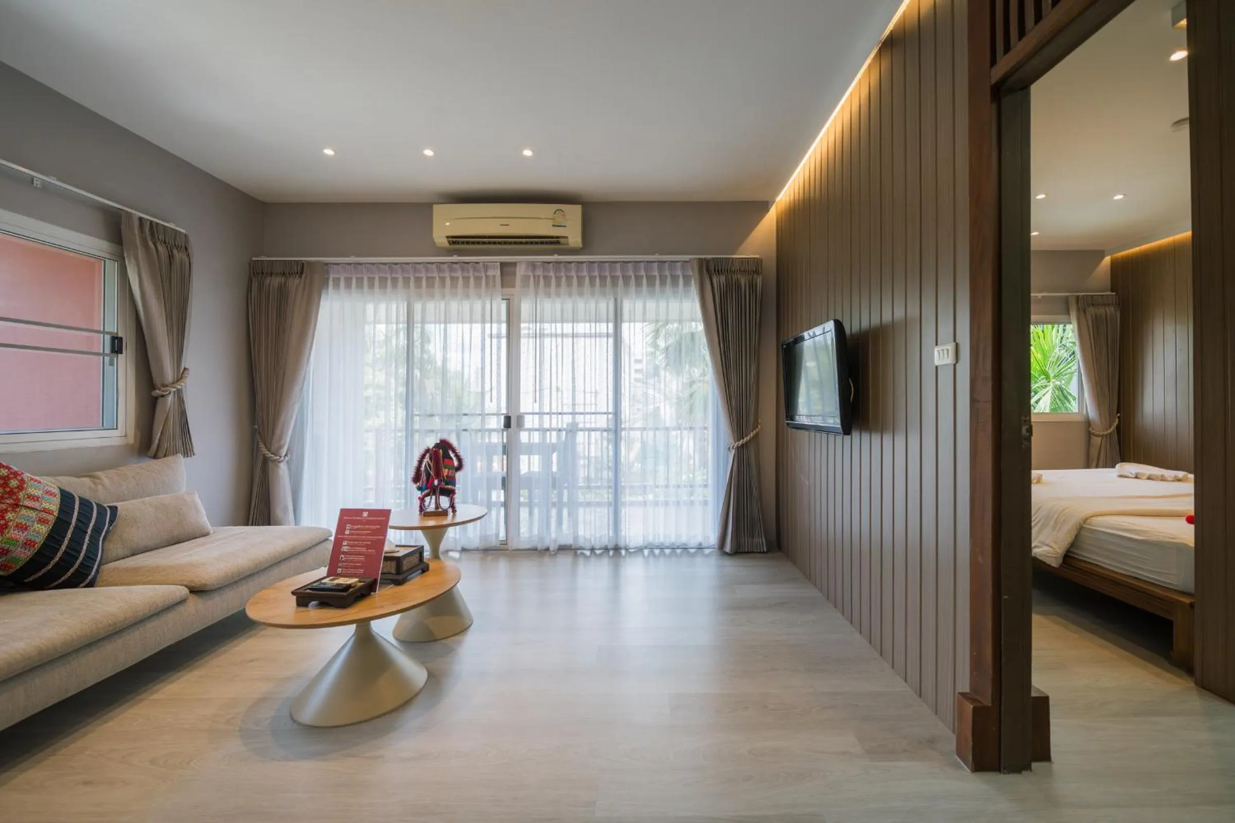 Balcony/Terrace, Bed in The Opium Chiang Mai