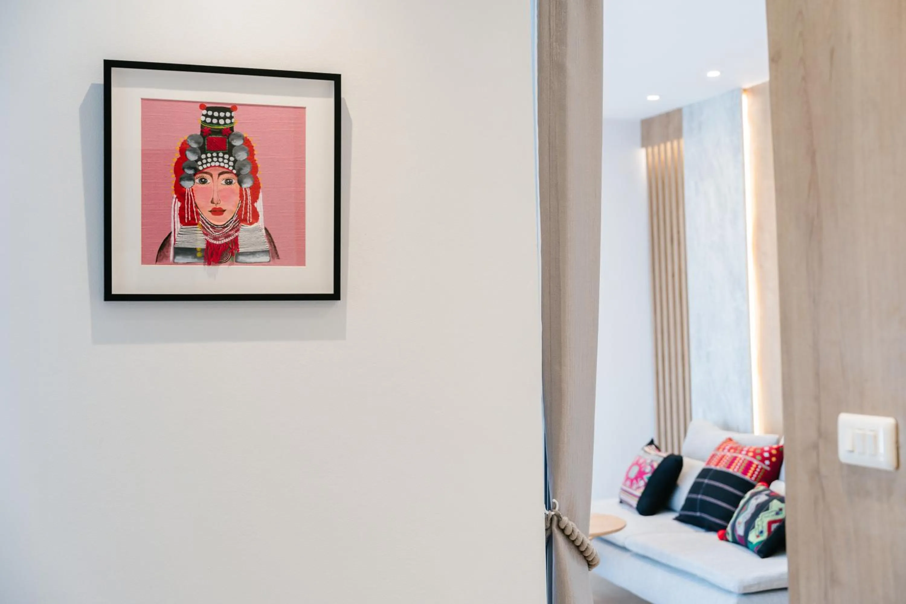 Living room in The Opium Chiang Mai