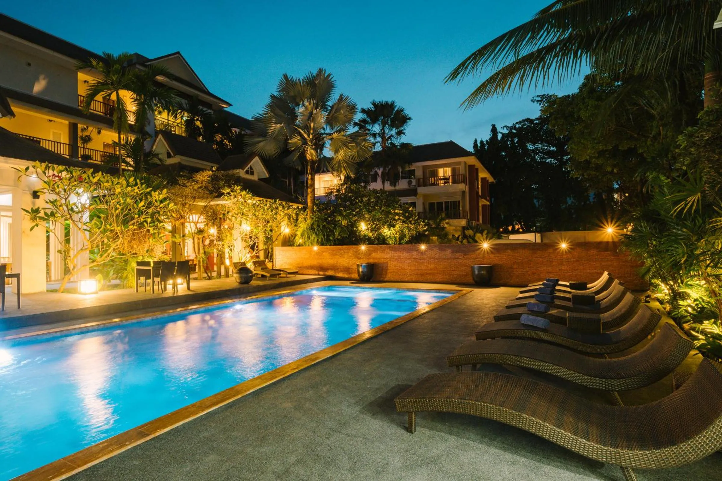 Swimming pool in The Opium Chiang Mai
