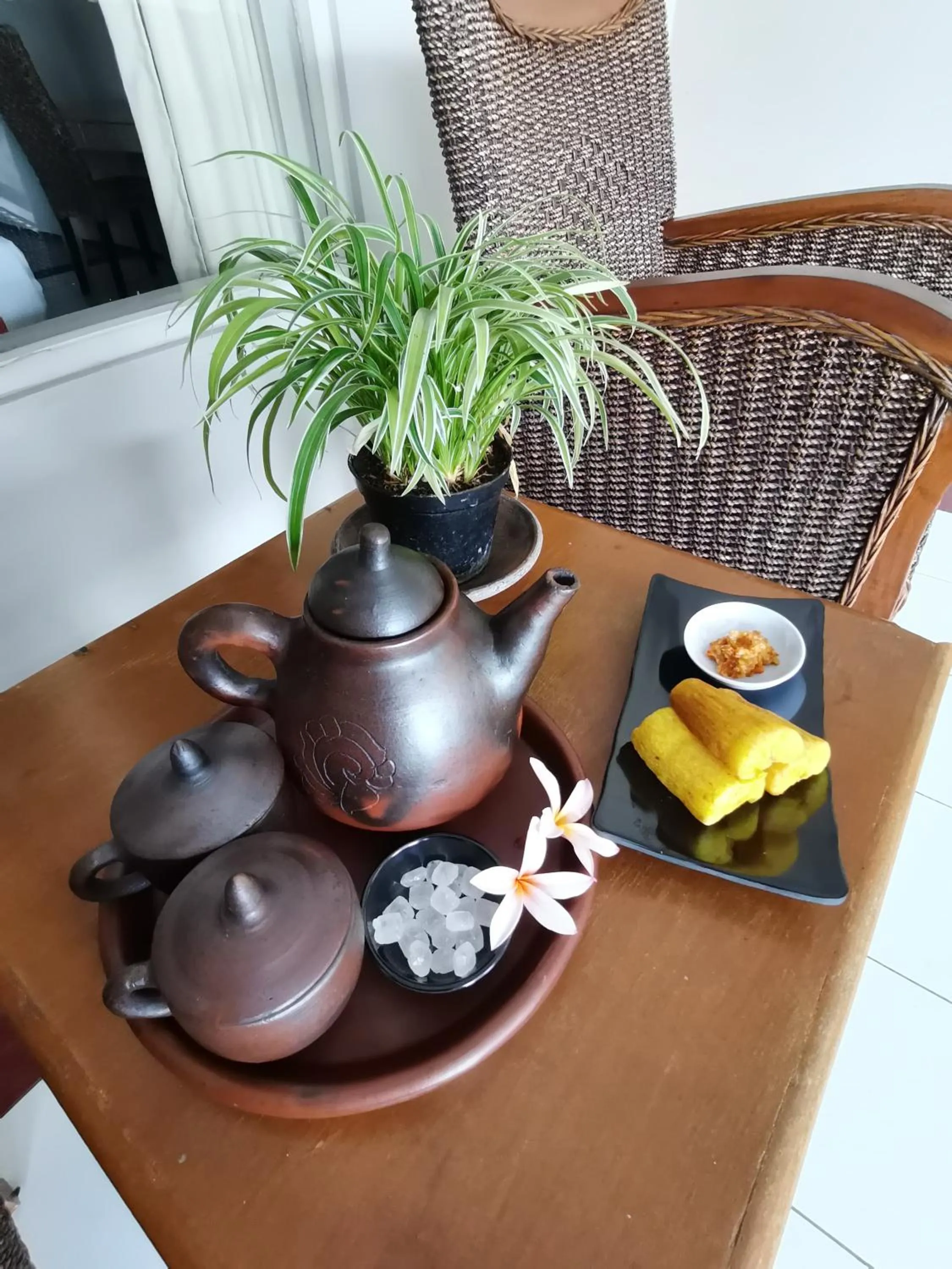 Food and drinks in Hotel Catur Putra