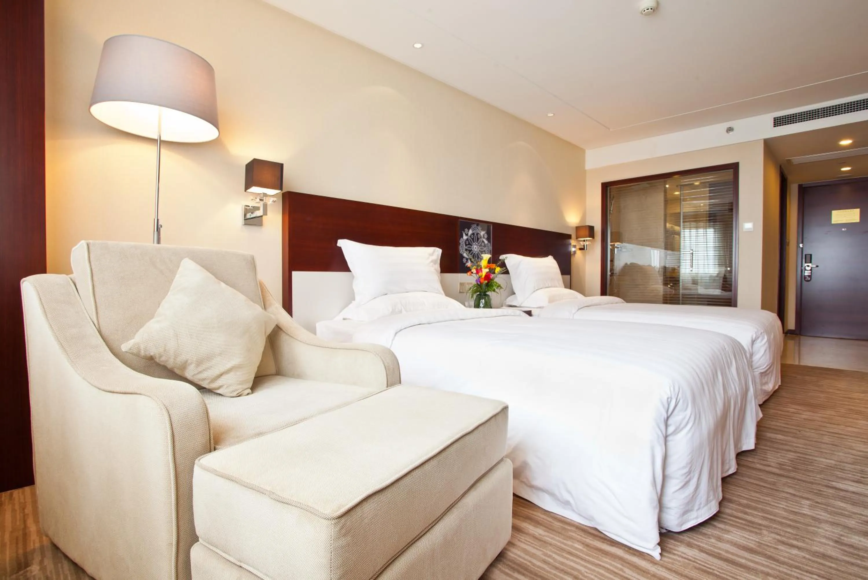 Bed in Beijing Guizhou Hotel