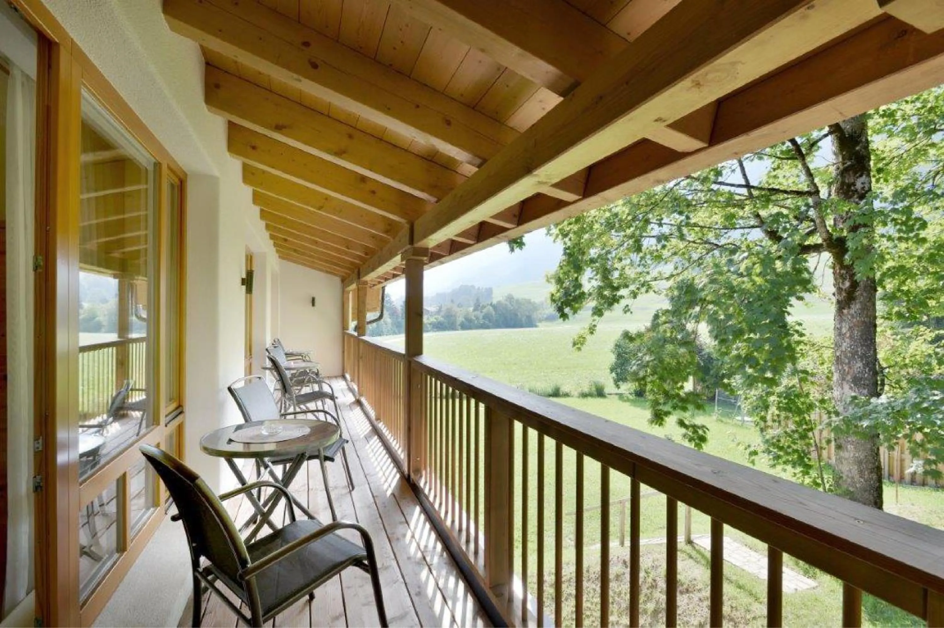 Balcony/Terrace in Hotel Kraftquelle Schlossblick