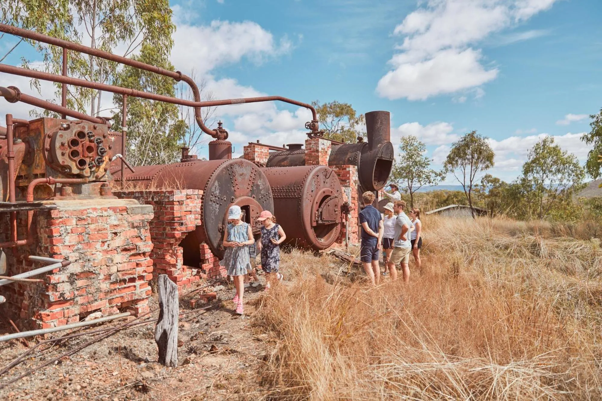 People in Mt Mulligan Lodge
