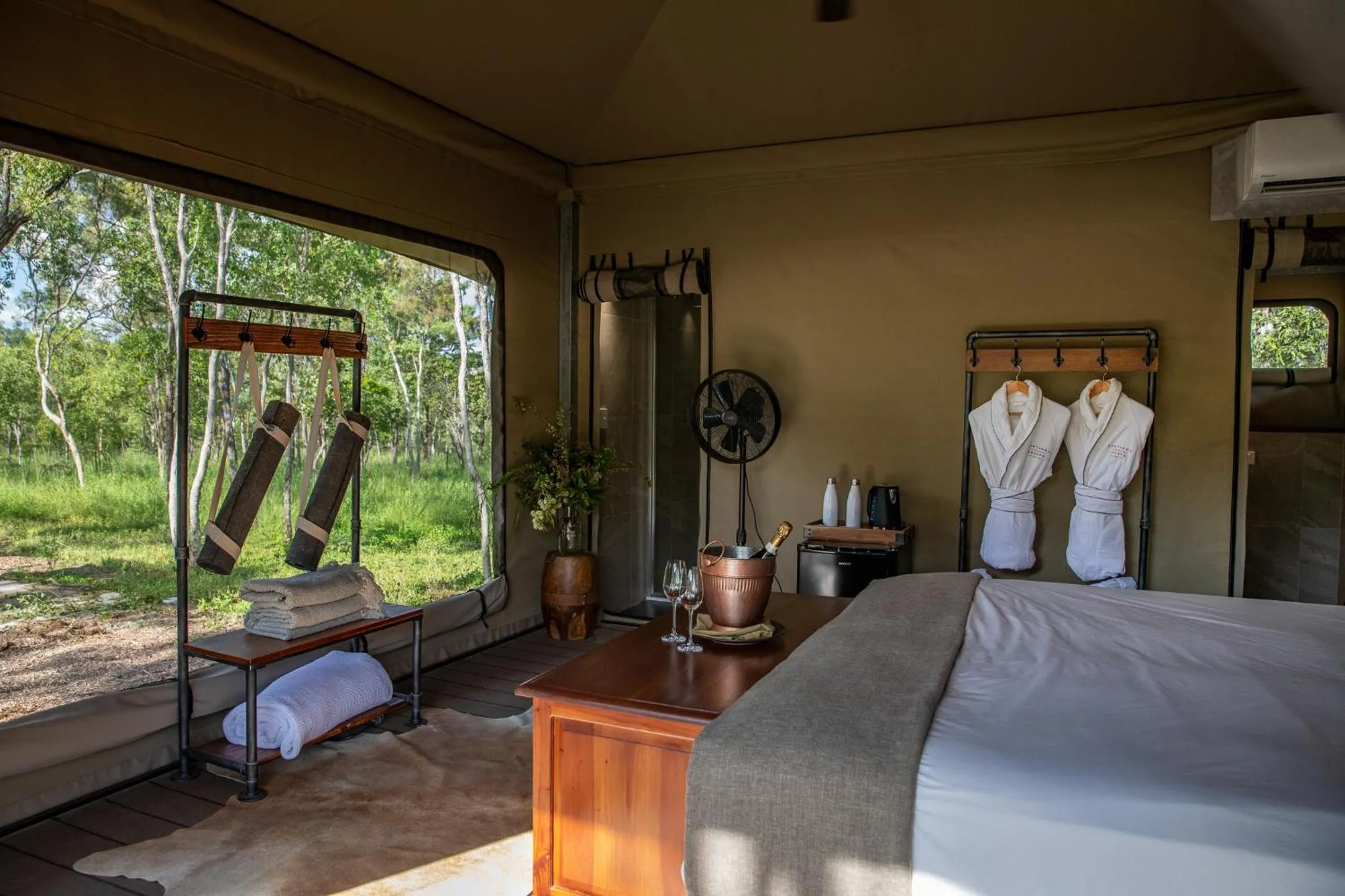 Bed in Mt Mulligan Lodge