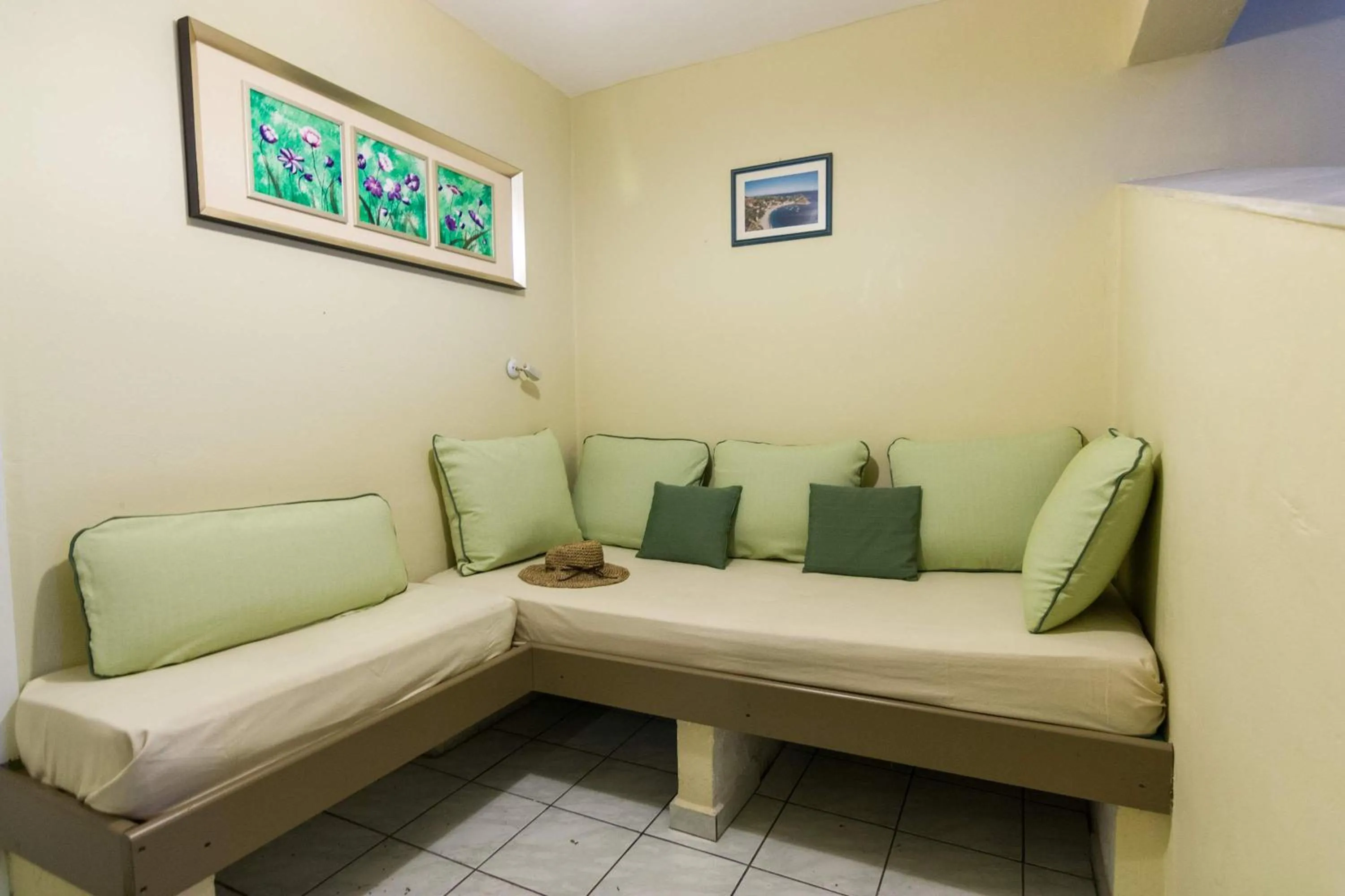 Living room in Stathopoulos Apartments