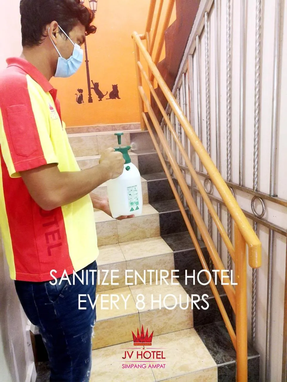 Staff in JV Hotel @ Simpang Ampat