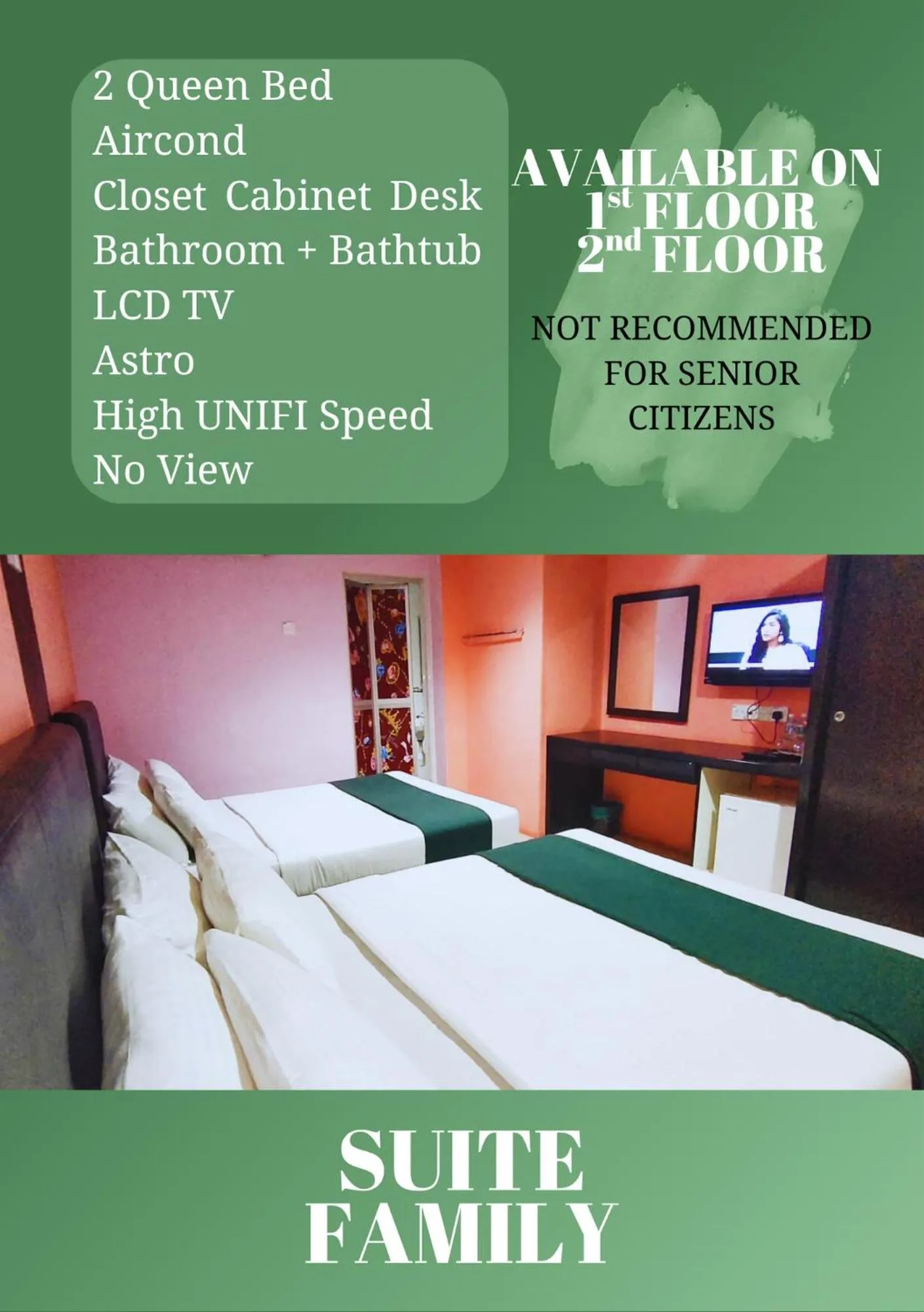 Bedroom in Sastria Hotel Sungai Petani