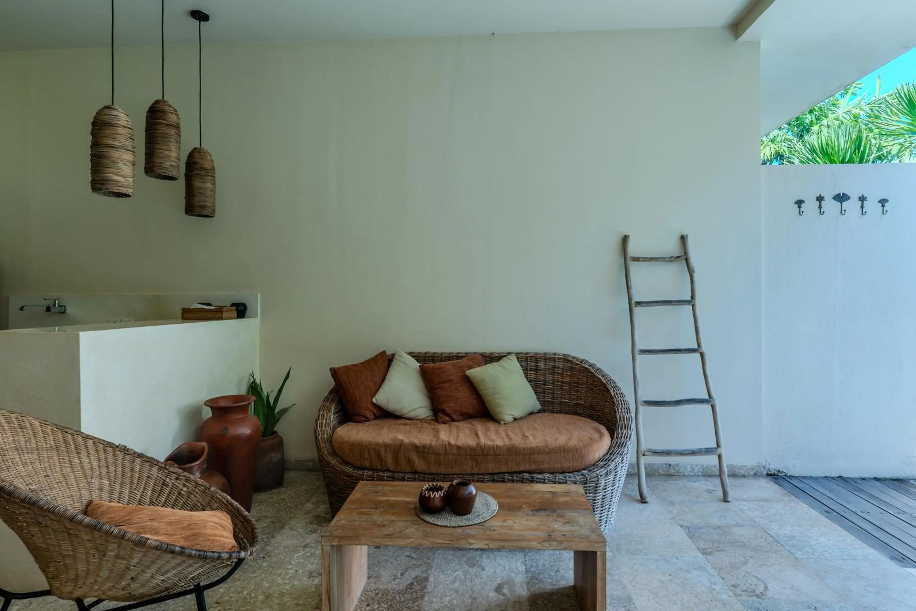 Living room in Kai Villas Lombok
