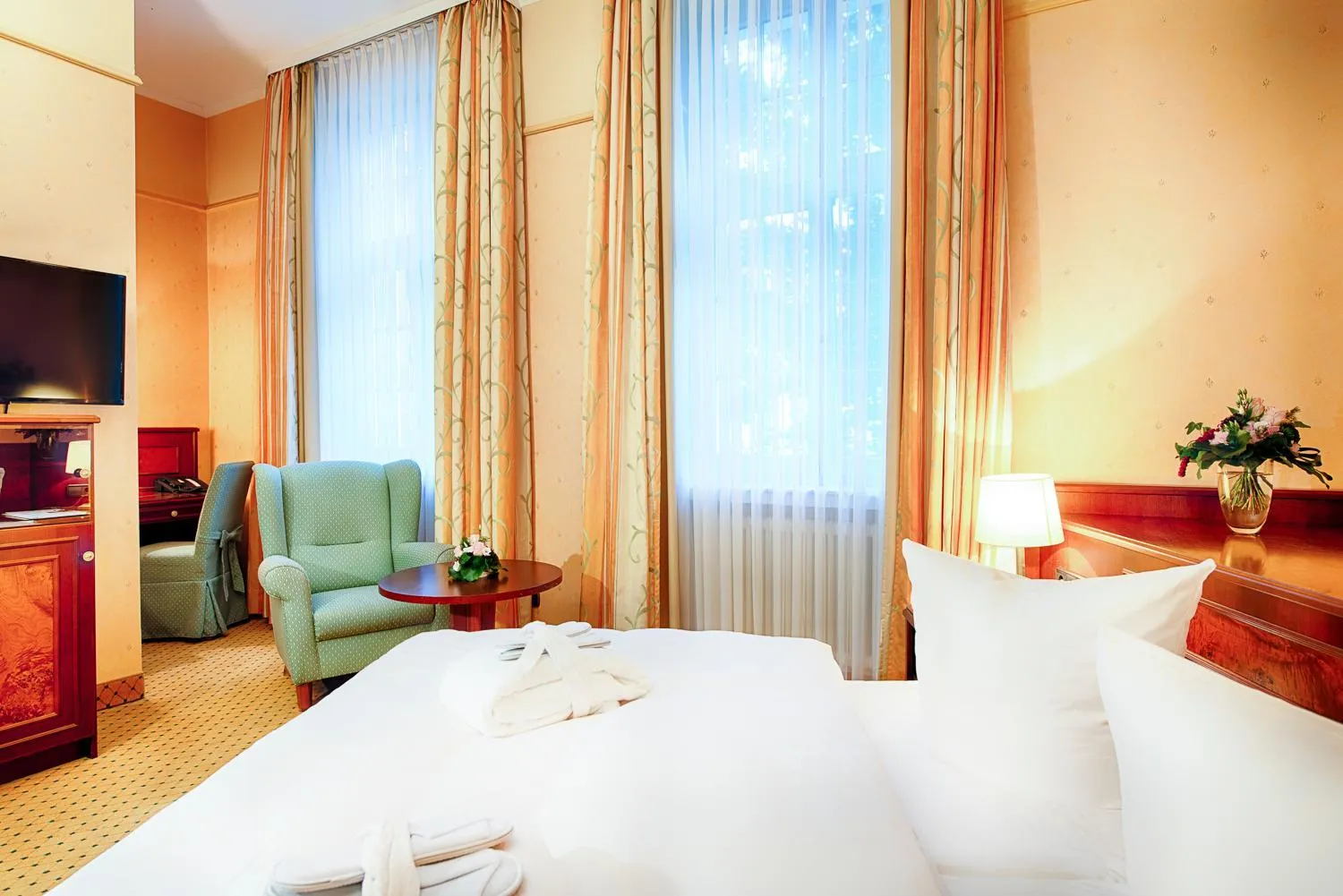 Bed in Hotel Villa Heine Wellness & Spa