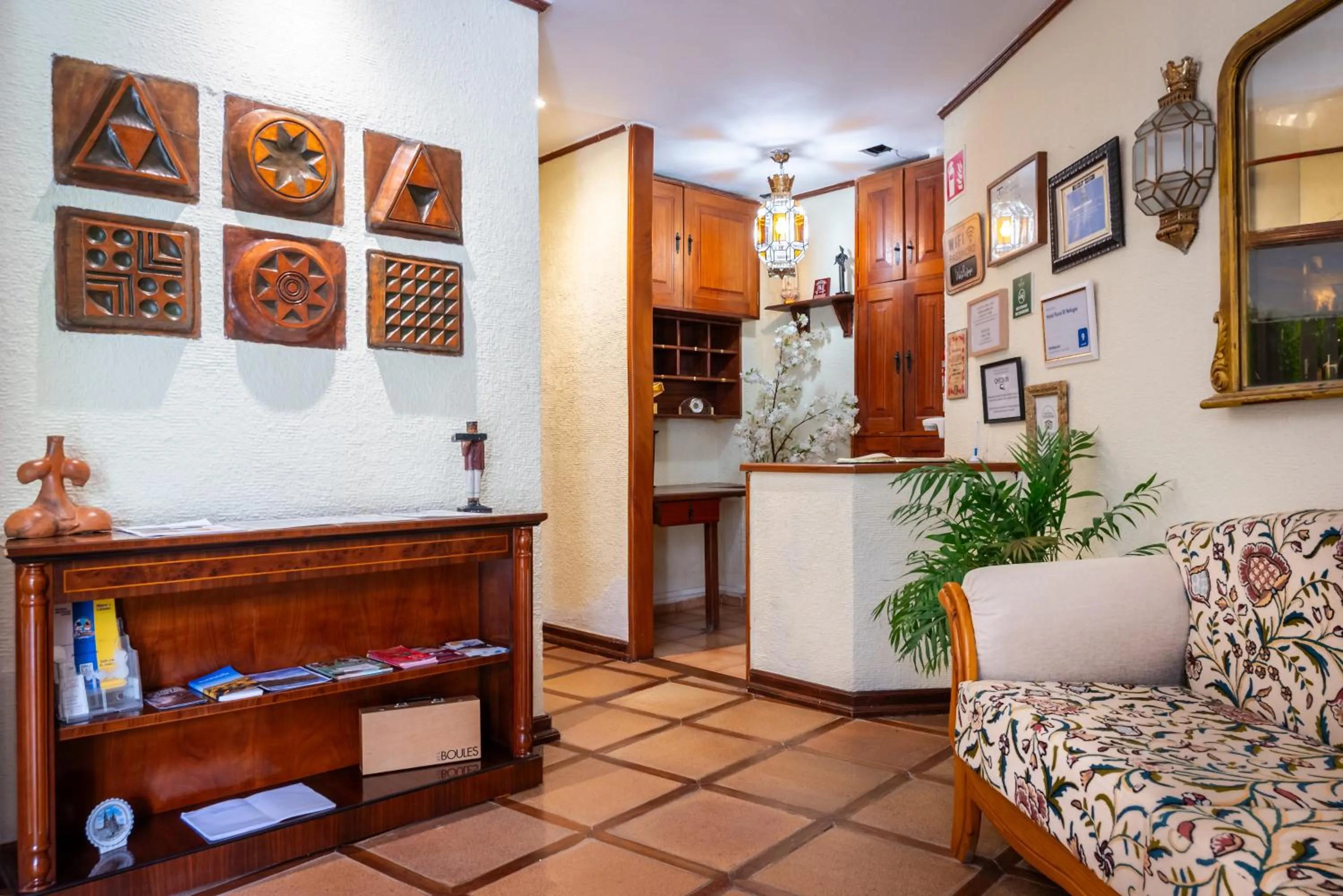 Living room in Hotel Rural El Refugio - Solo Adultos