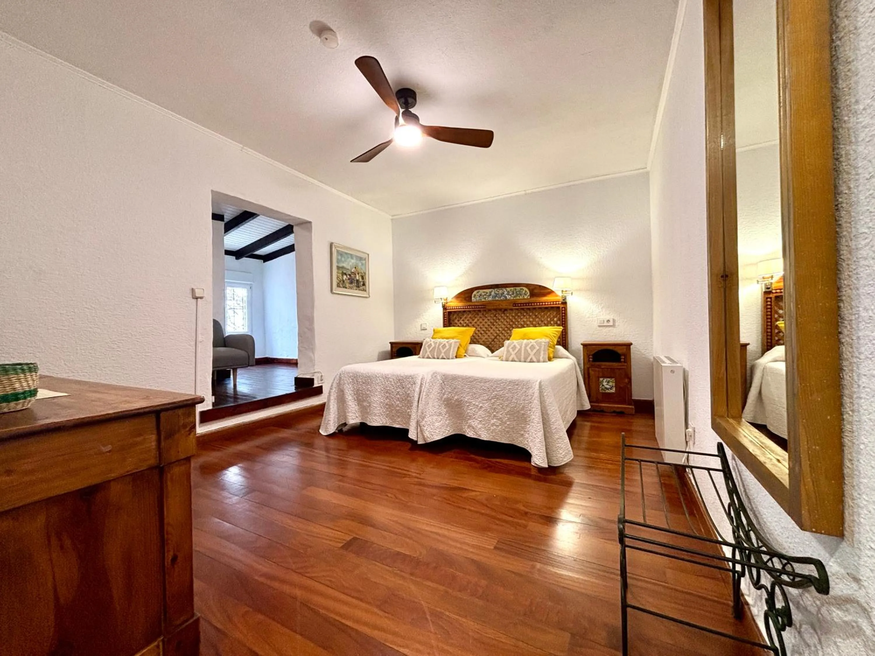 Bedroom, Bed in Hotel Rural El Refugio - Solo Adultos