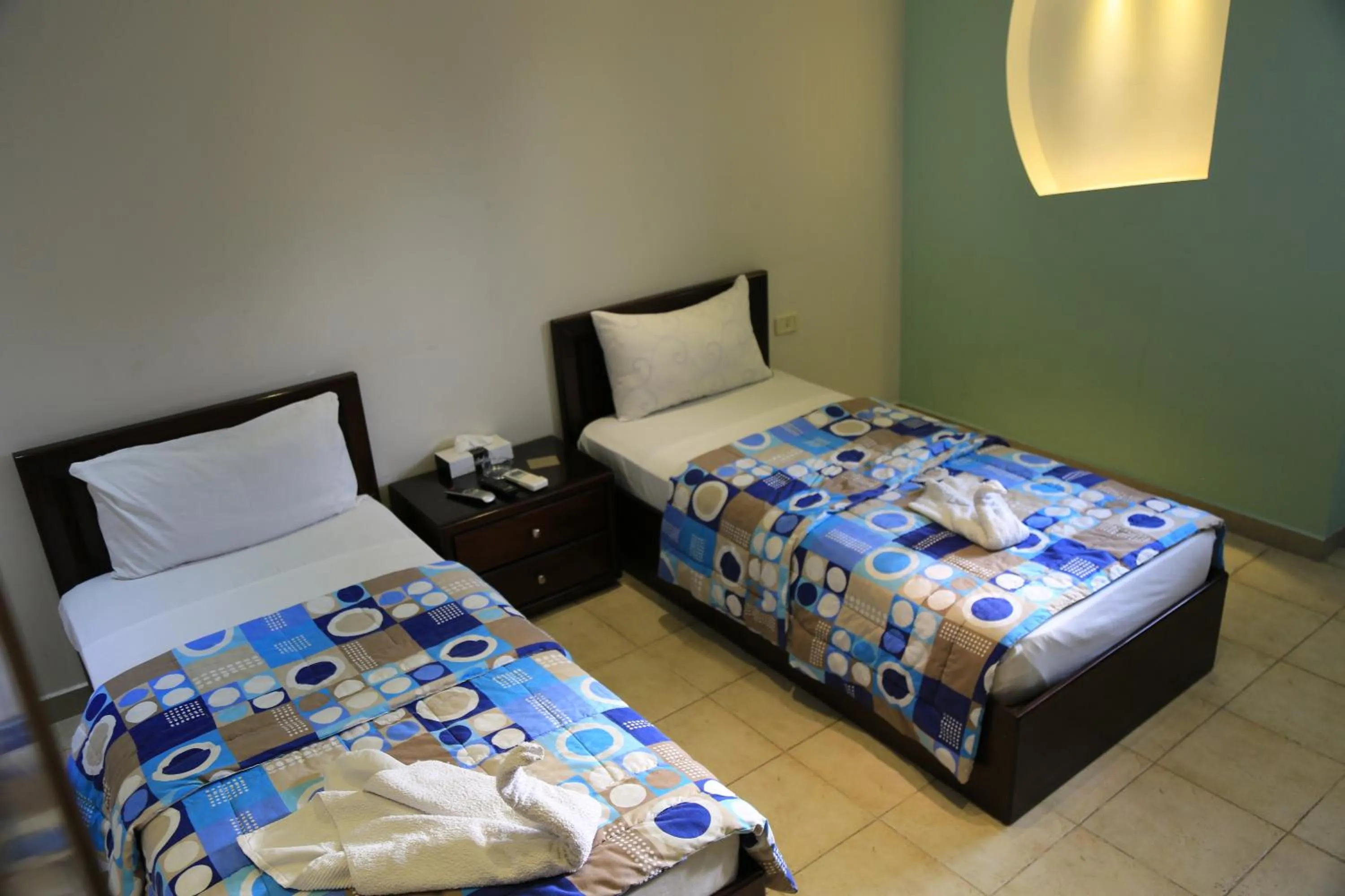 Bed in Ajnadeen Hotel