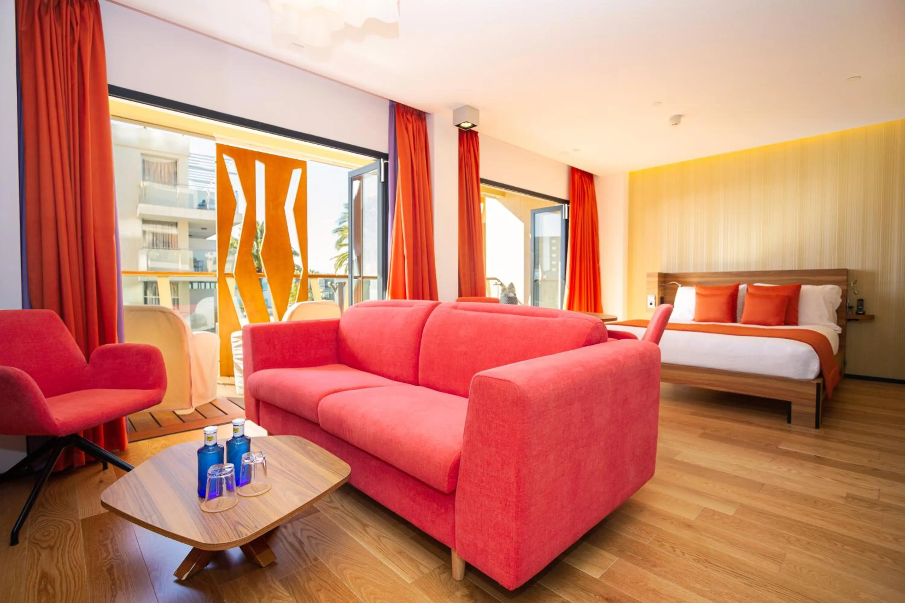 Bedroom, Bed in Bohemia Suites & Spa - Adults Only