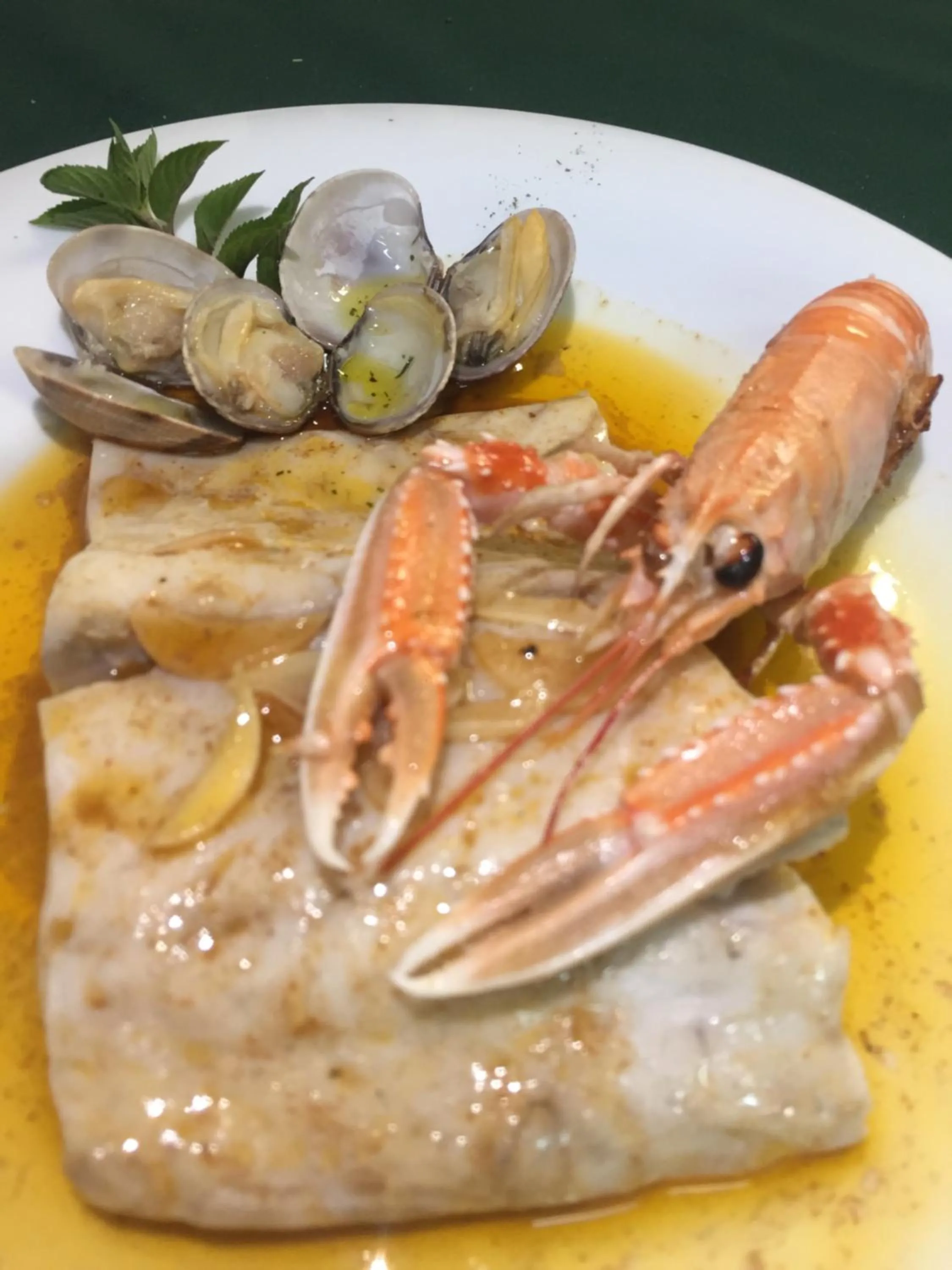 Food close-up in Hotel Castellote