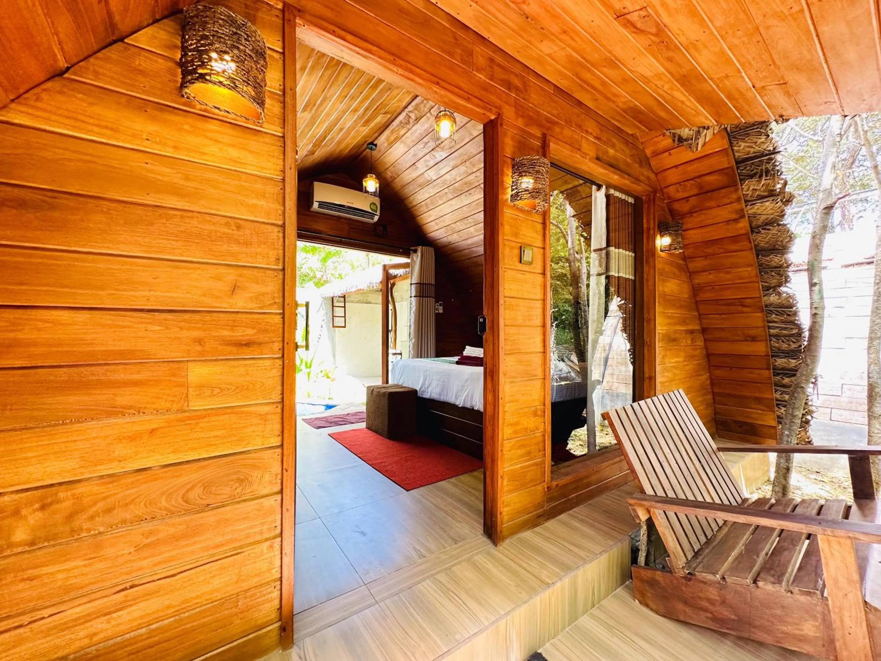 Patio in Palmyra Nature Resort Sigiriya